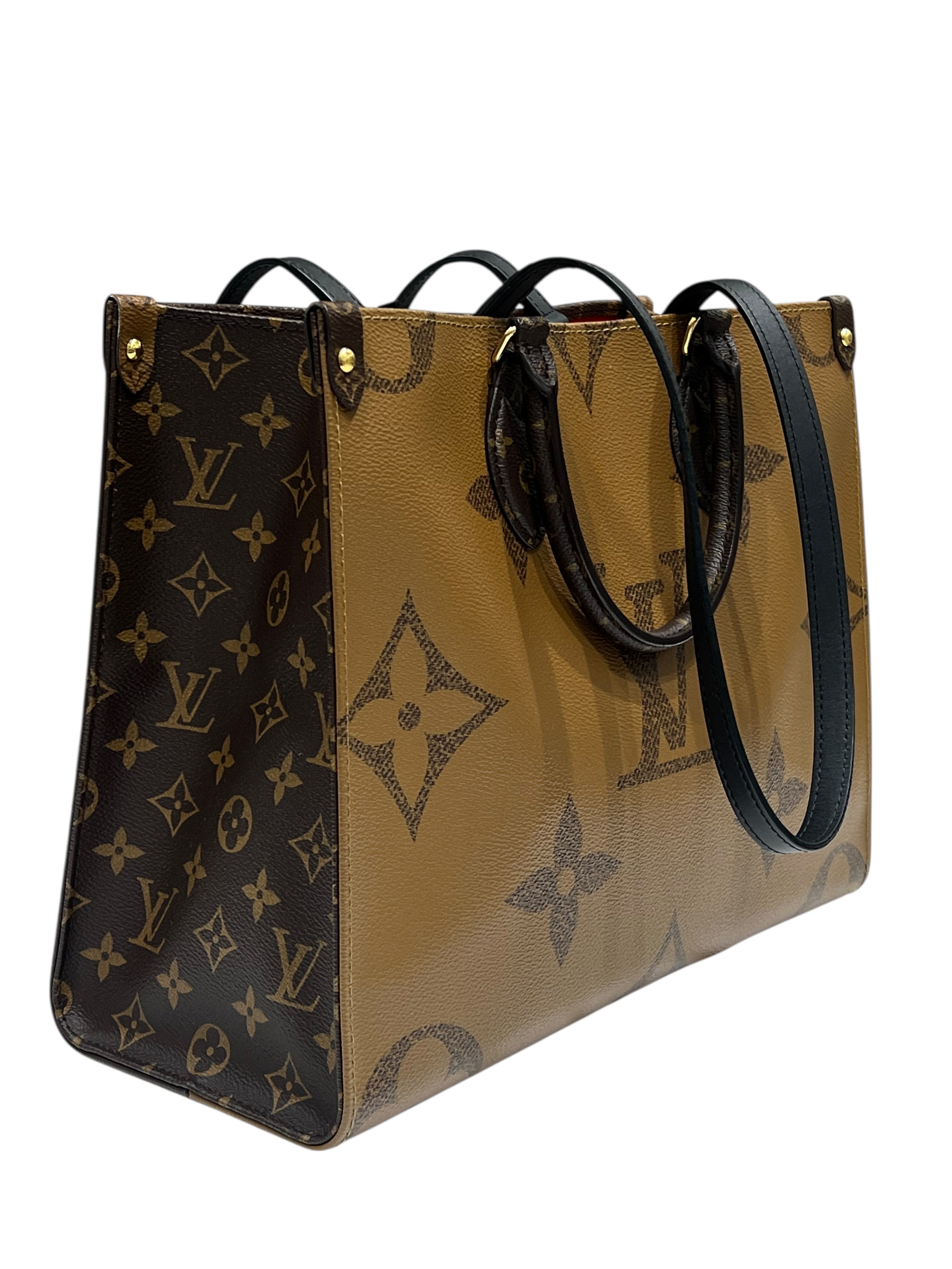 Louis Vuitton - sac on the go toile reverse