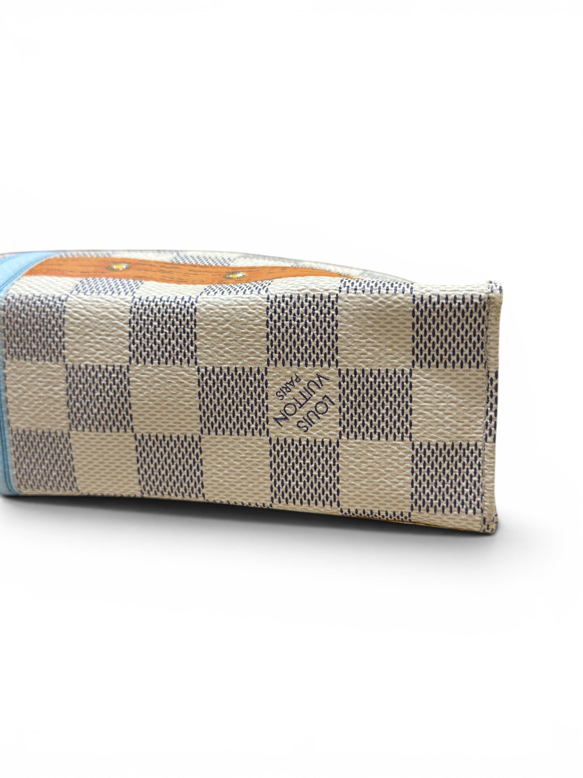 Louis Vuitton - Pochette Damier azur édition spéciale Saint Tropez