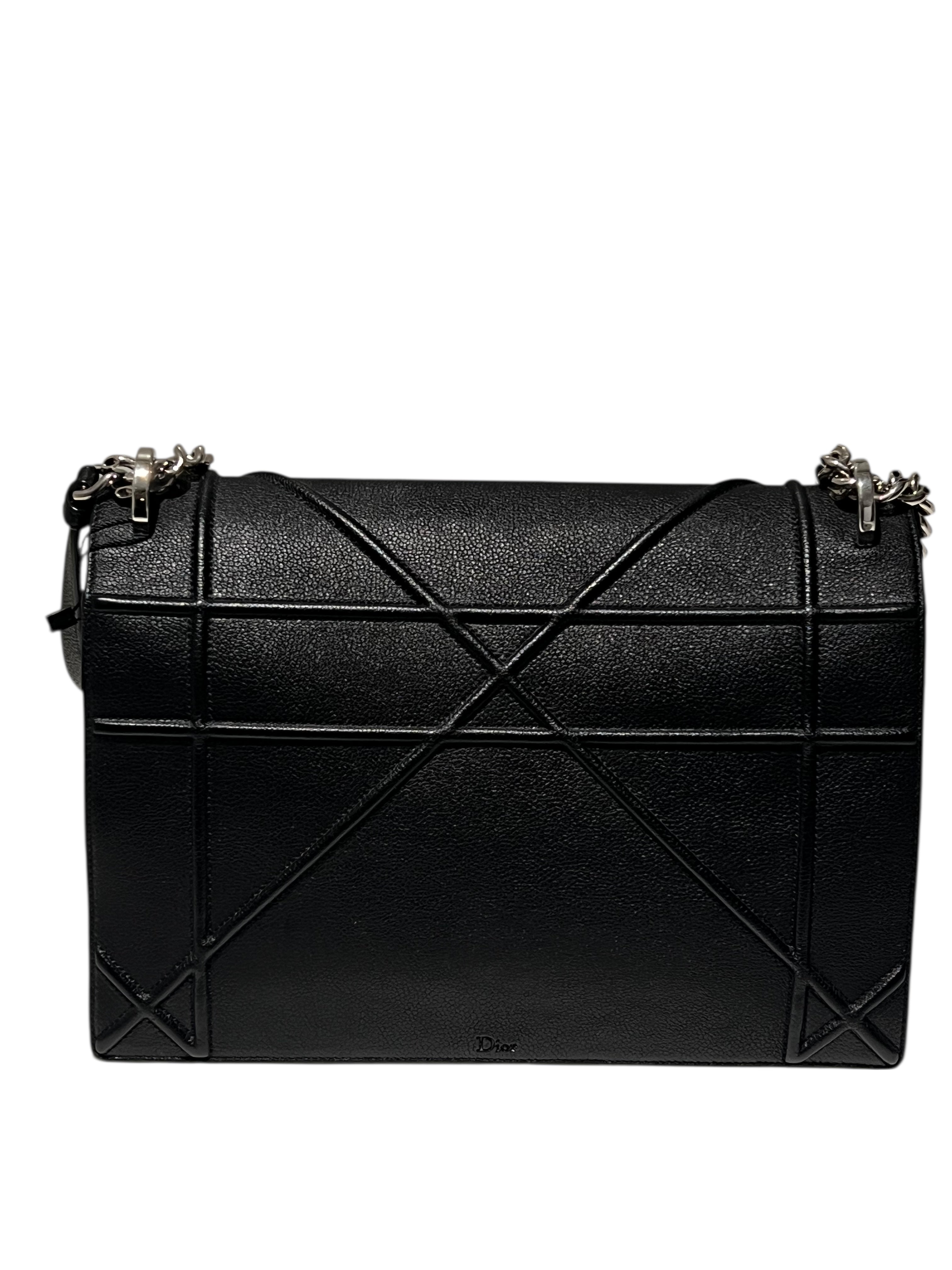 Dior - sac Diorama cuir noir