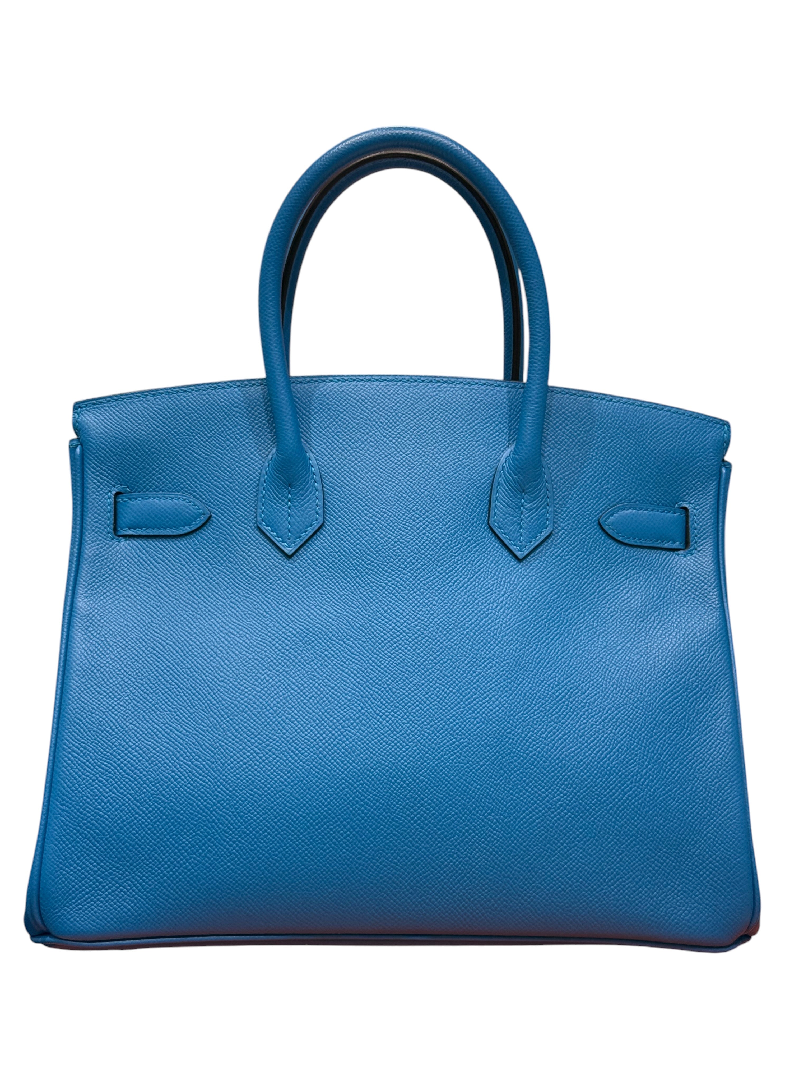 Hermès - Sac Birkin 30 Bleu Zanzibar (2017)