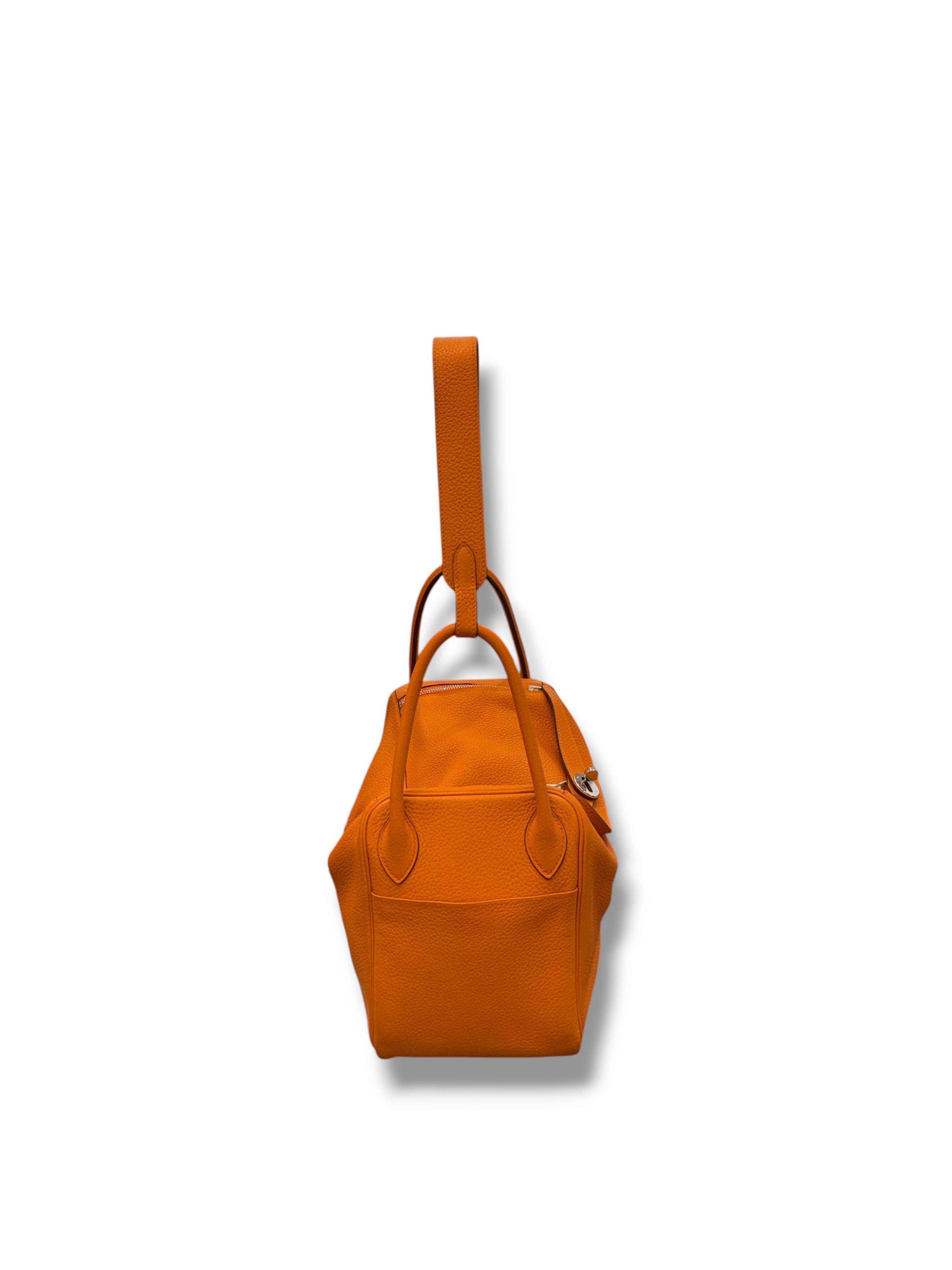 Hermès - Sac Lindy 30 Orange PHW