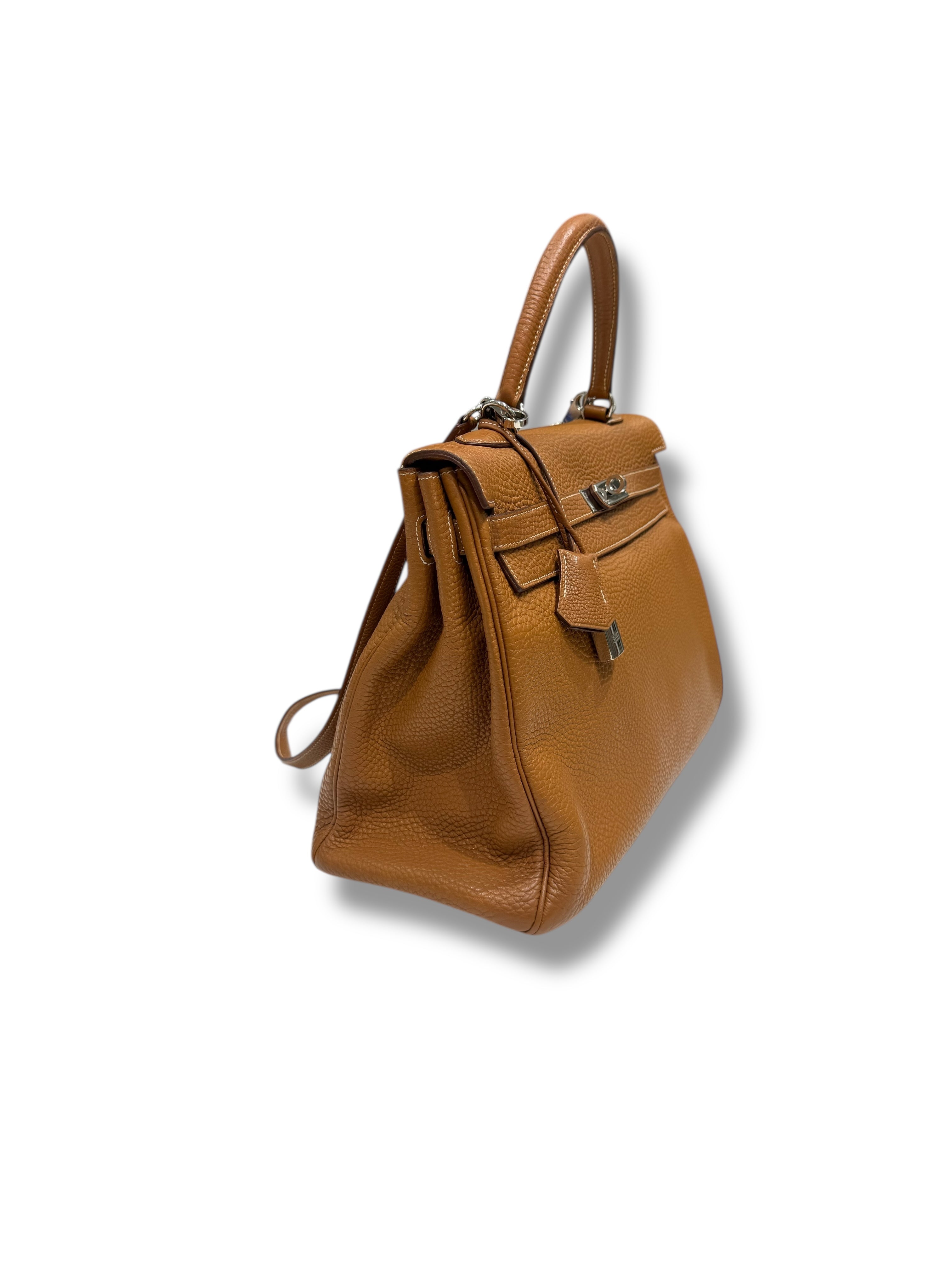 Hermès - Sac Kelly 35 Gold PHW