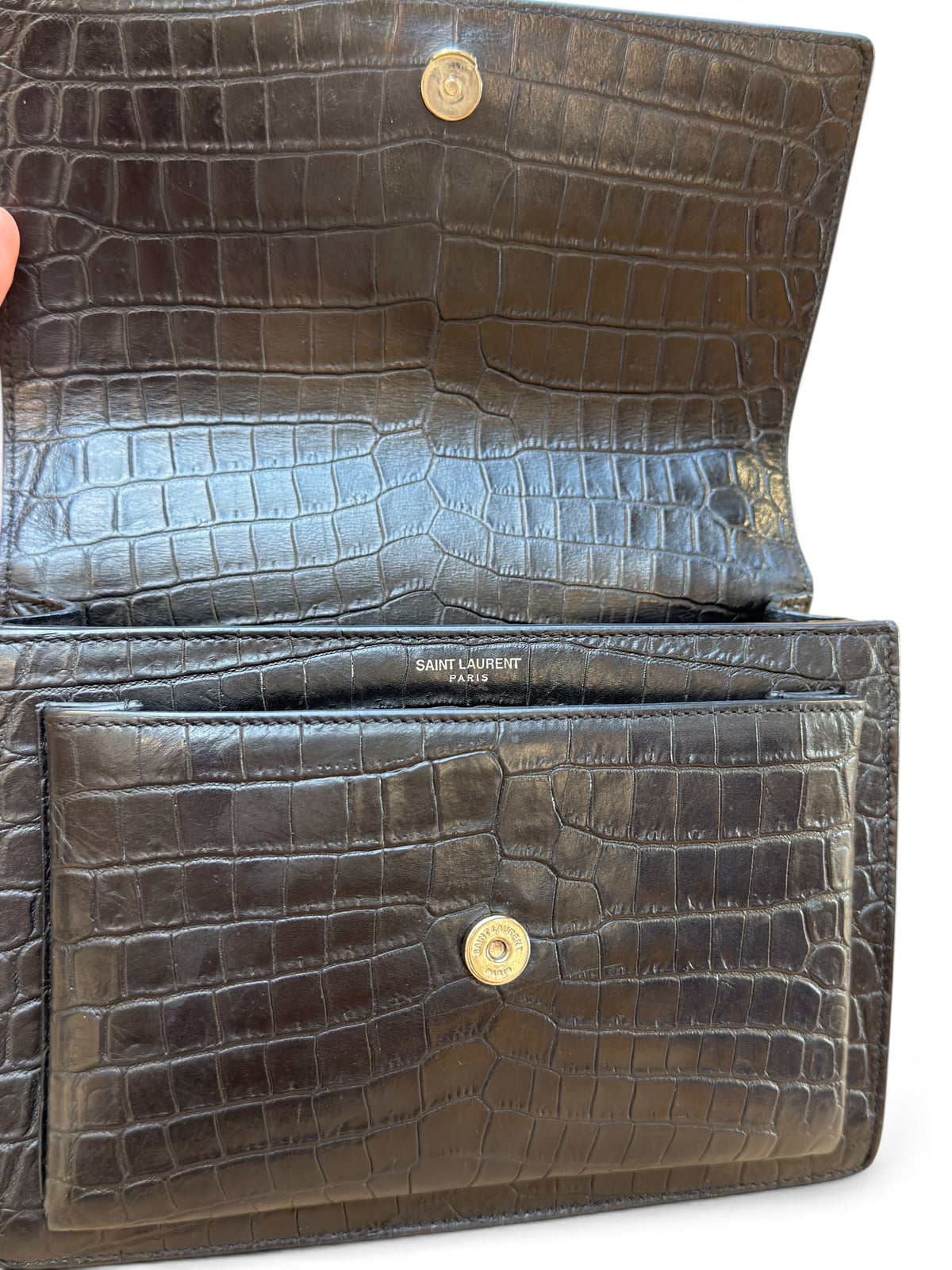 Yves Saint Laurent - Sac Sunset MM noir