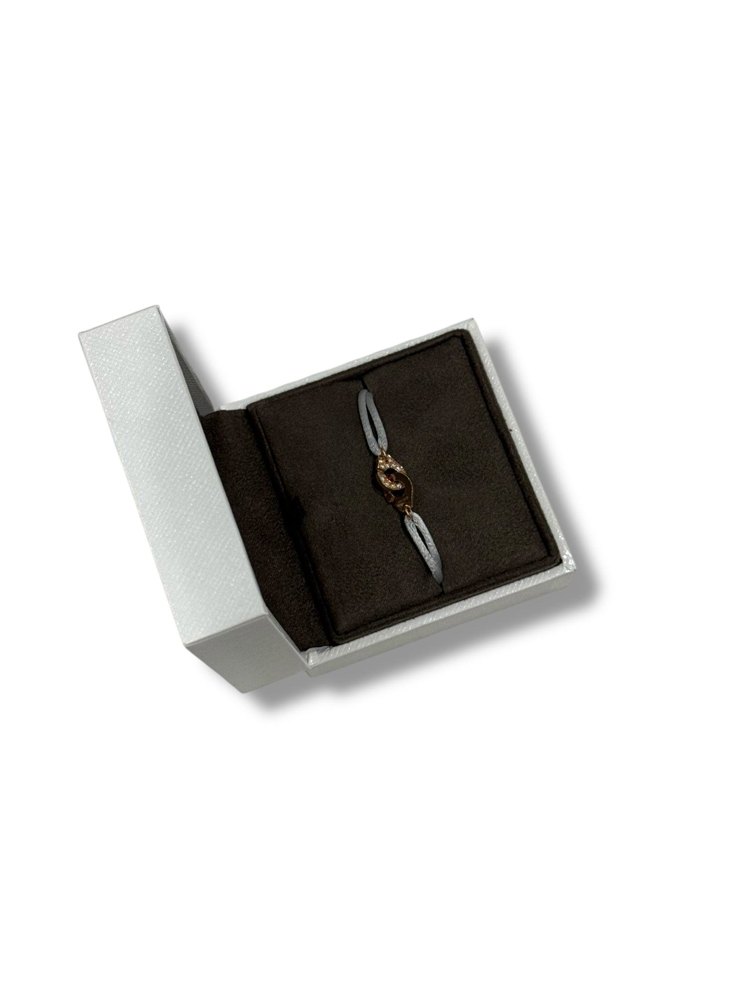 Dinh van - Bracelet menotte R8 or rose et diamants