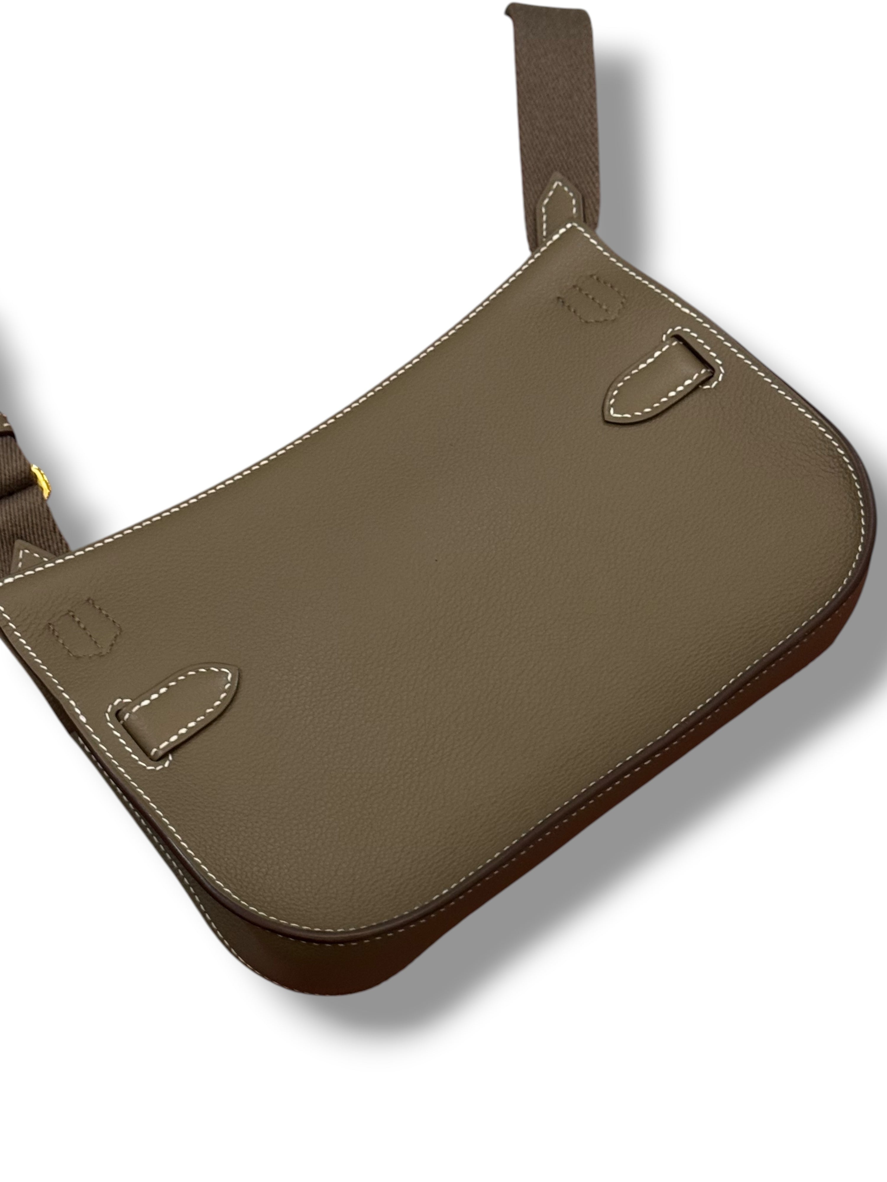Hermès - Sac Mini Jypsiere 20 Étoupe GHW