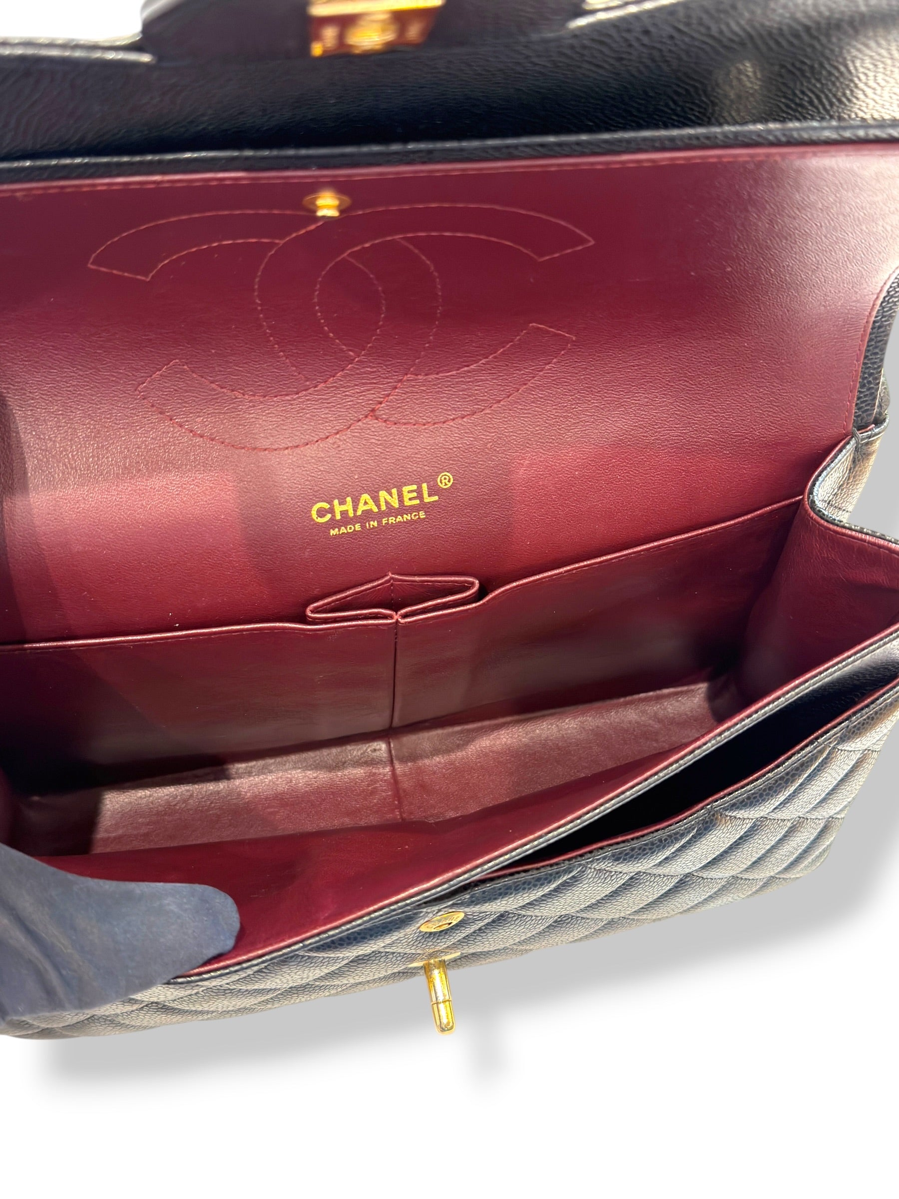 Chanel - Sac Jumbo cuir caviar