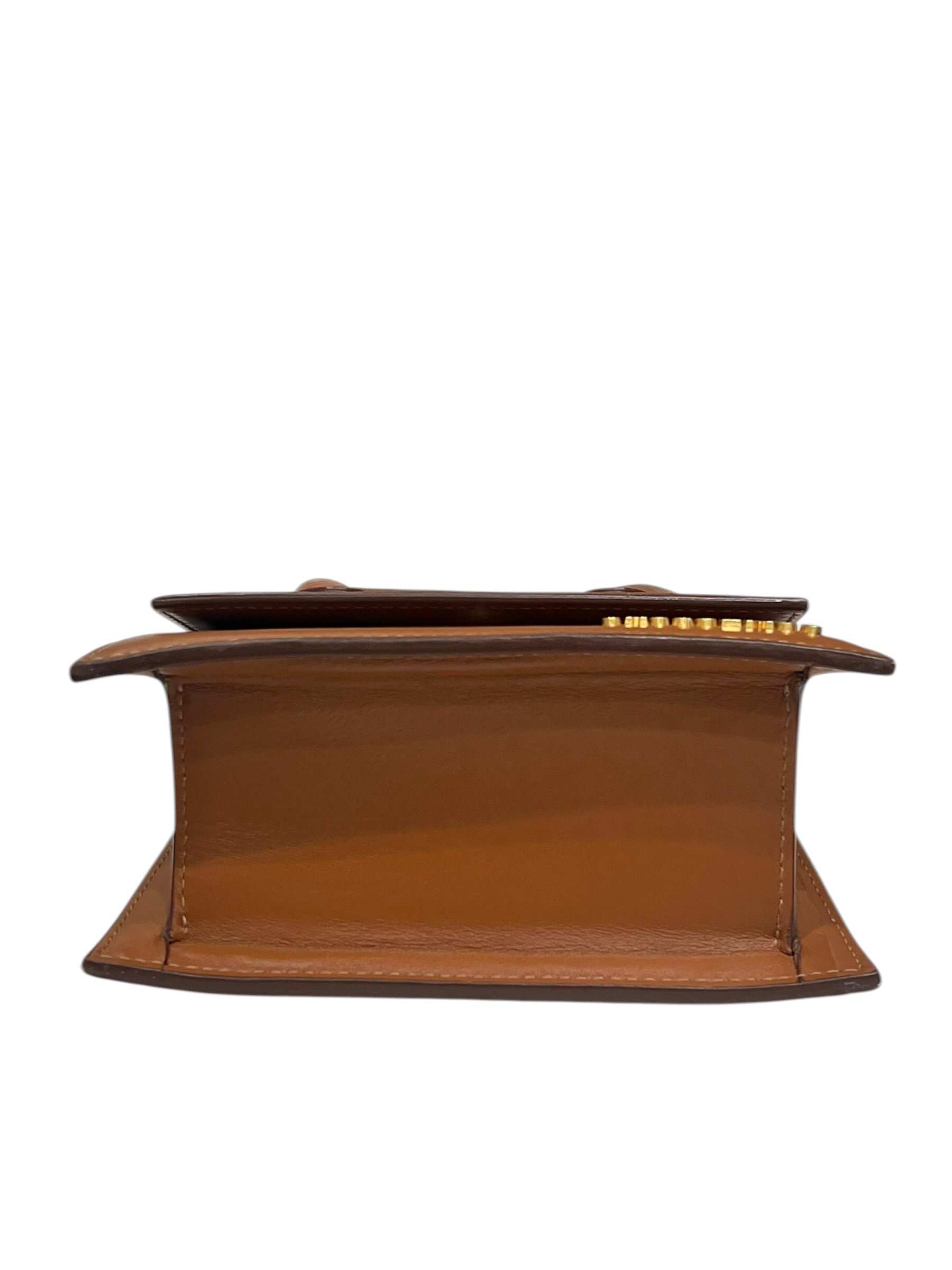 Jacquemus - sac chiquito moyen cuir Gold