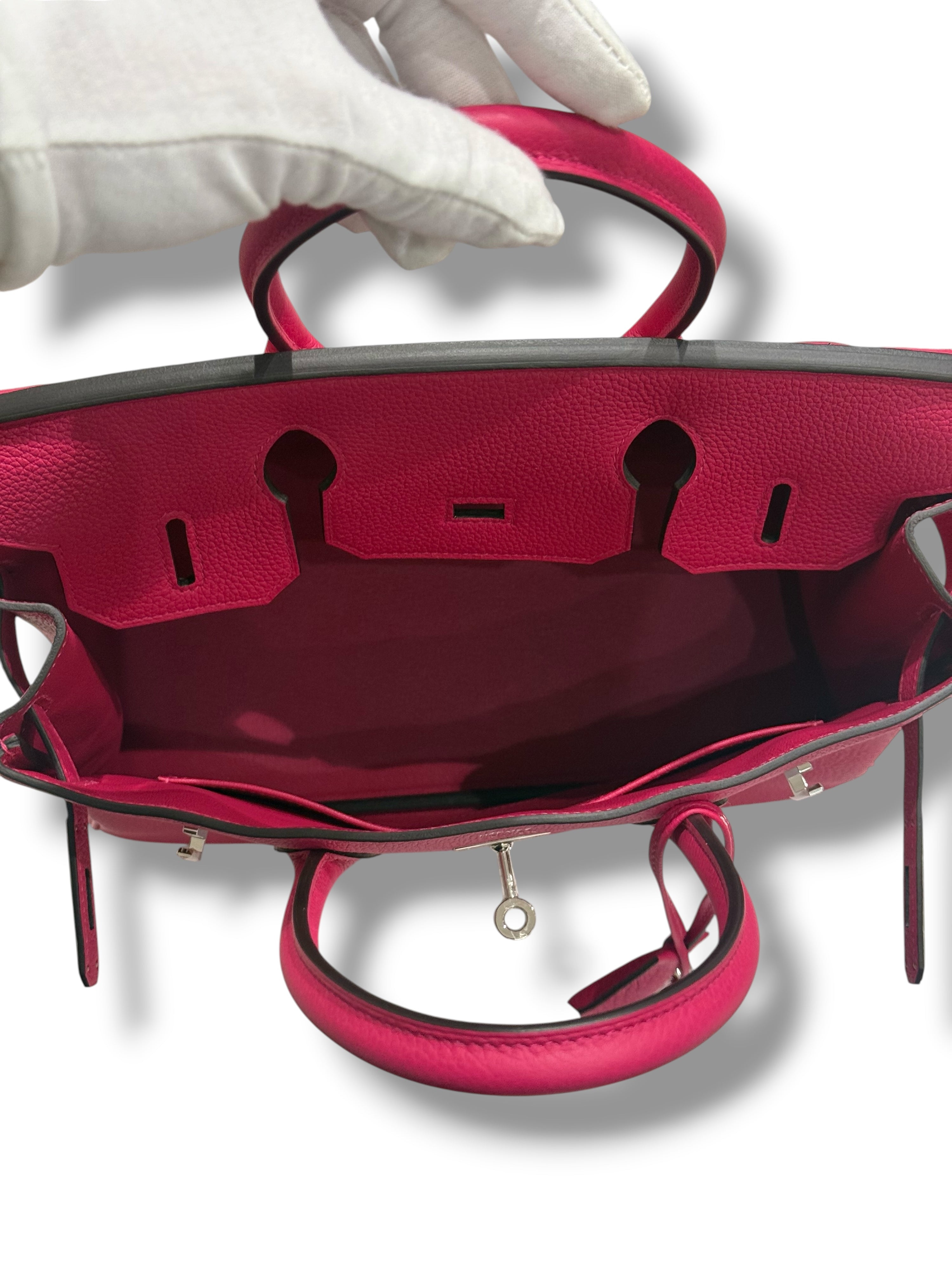 Hermès - Sac Birkin 30 Rose Mexico PHW