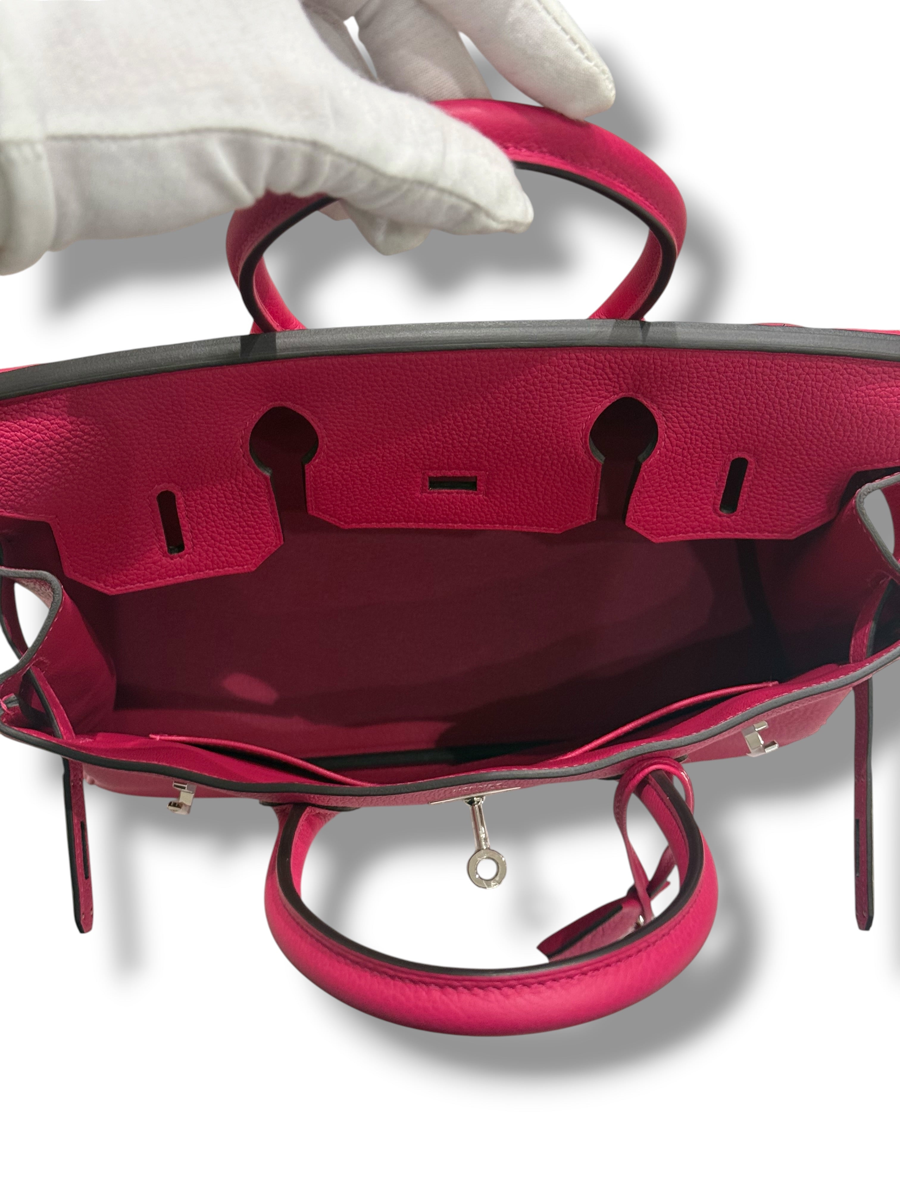 Hermès - Sac Birkin 30 Rose Mexico PHW