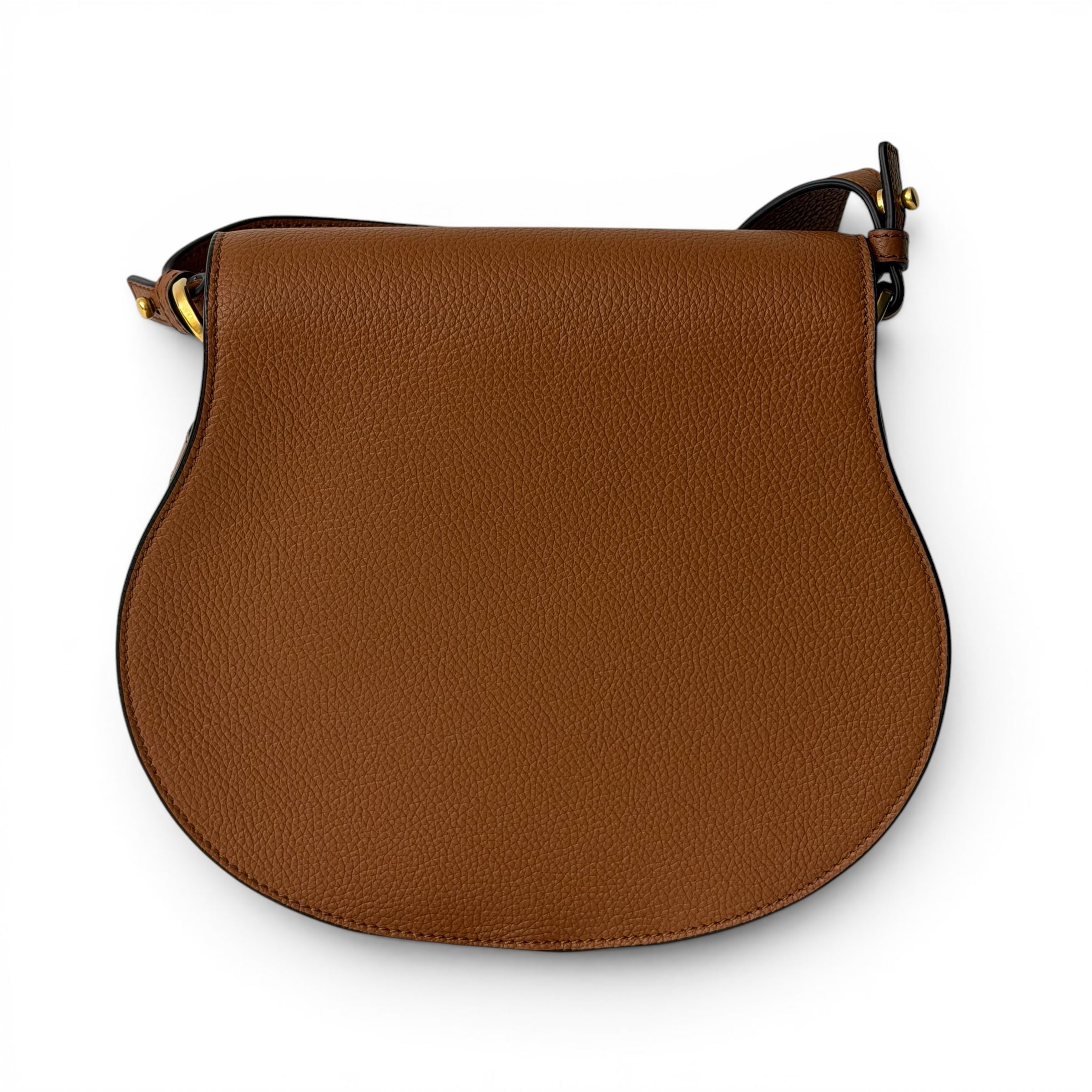 Chloé - Sac en cuir grainé marron Marcie