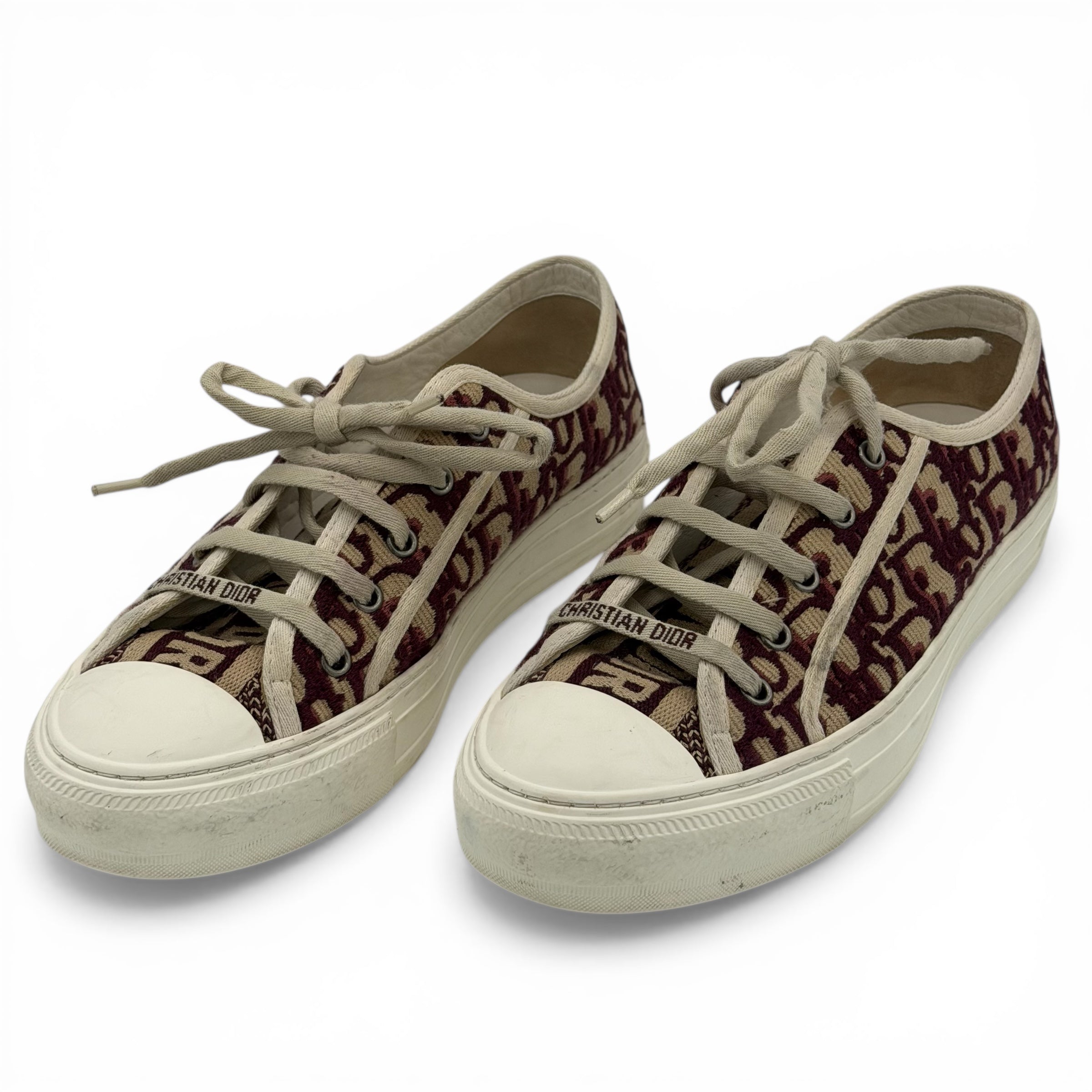 Dior - Baskets Walk’N’Dior bordeaux T.39