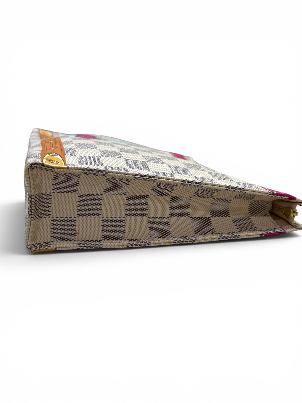 Louis Vuitton - Pochette Damier azur édition spéciale Saint Tropez