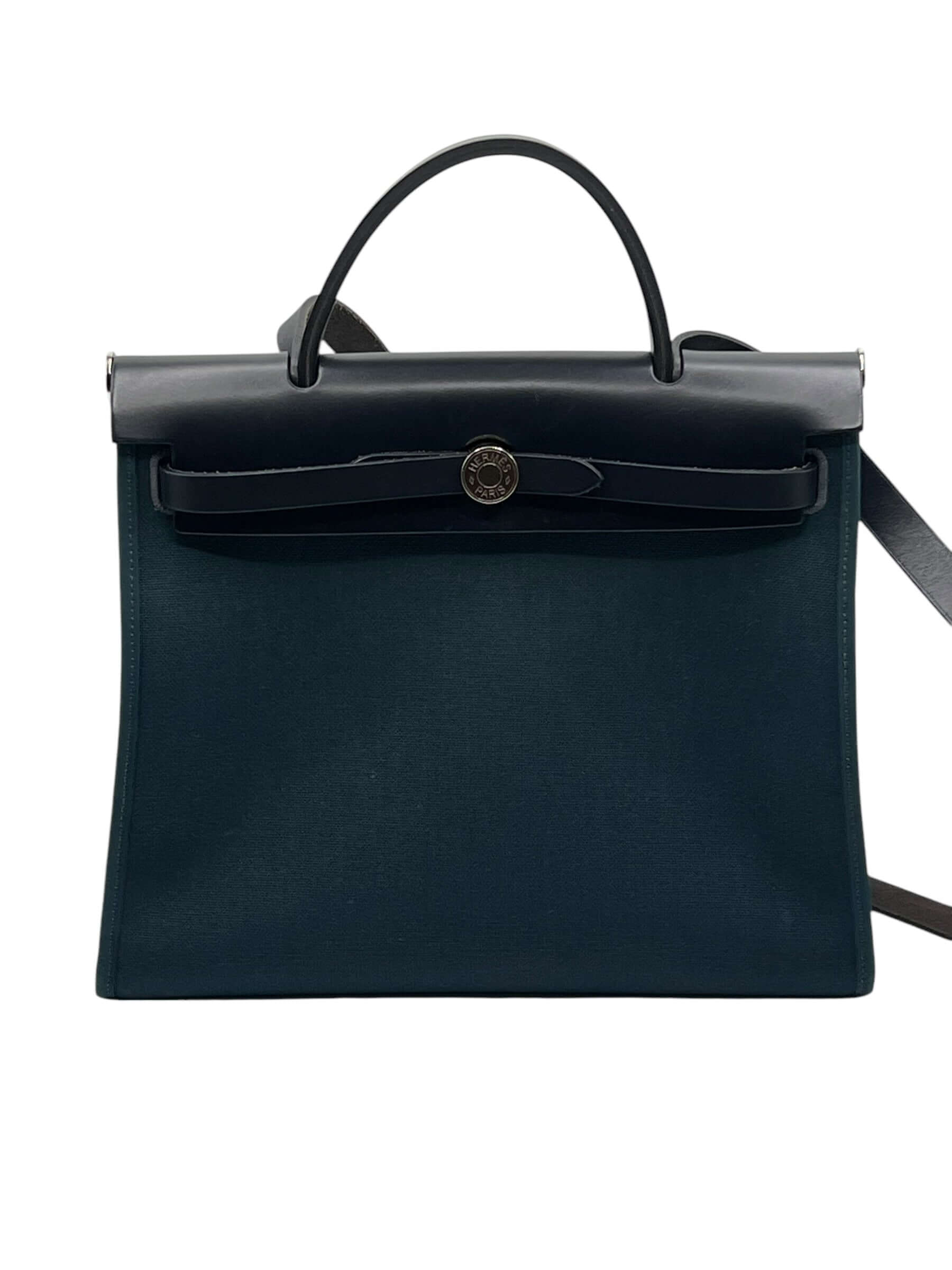 Hermès - Sac Herbag 31 bleu océan et bleu indigo
