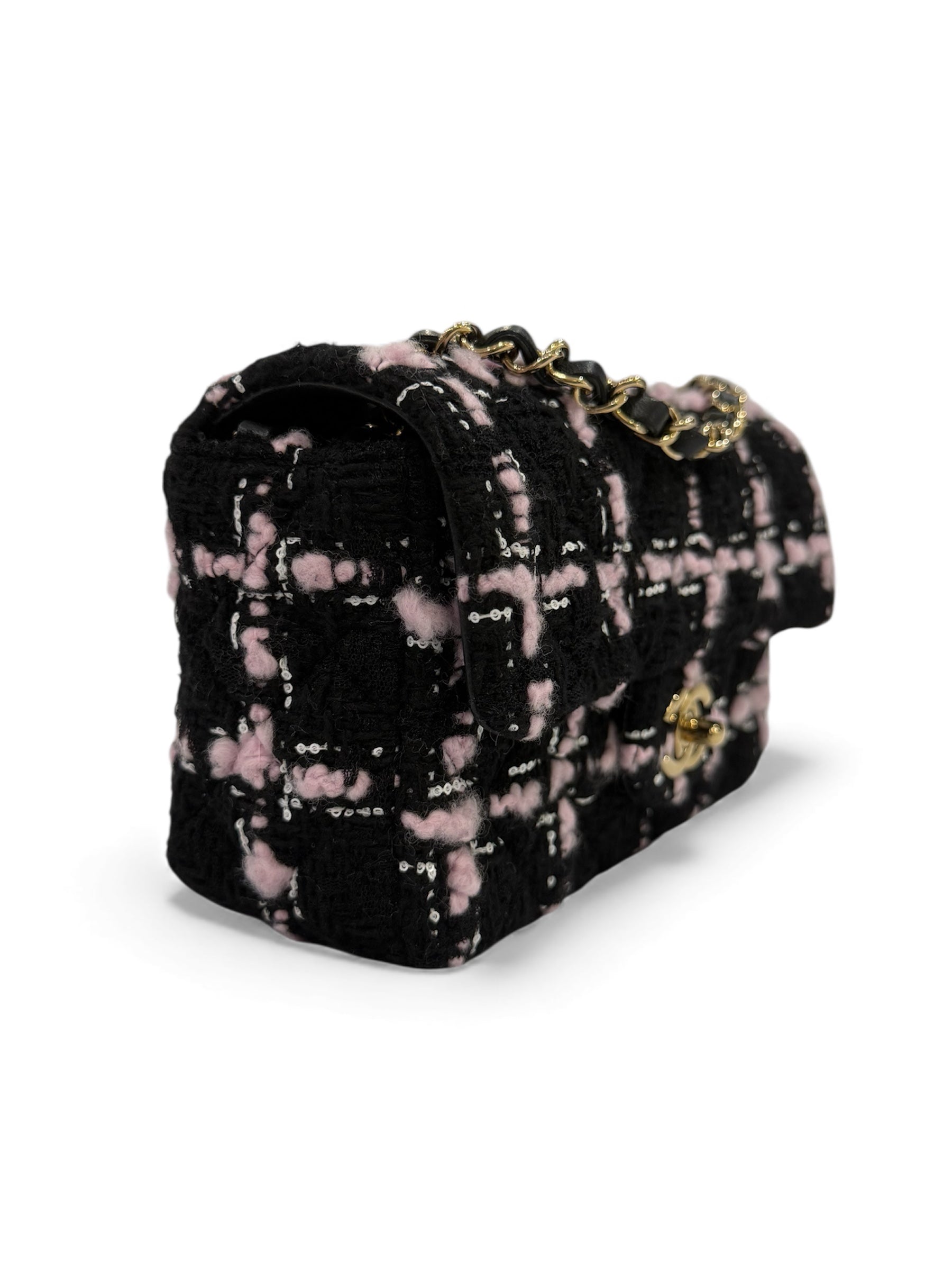 Chanel - 20 cm mini rectangular tweed bag