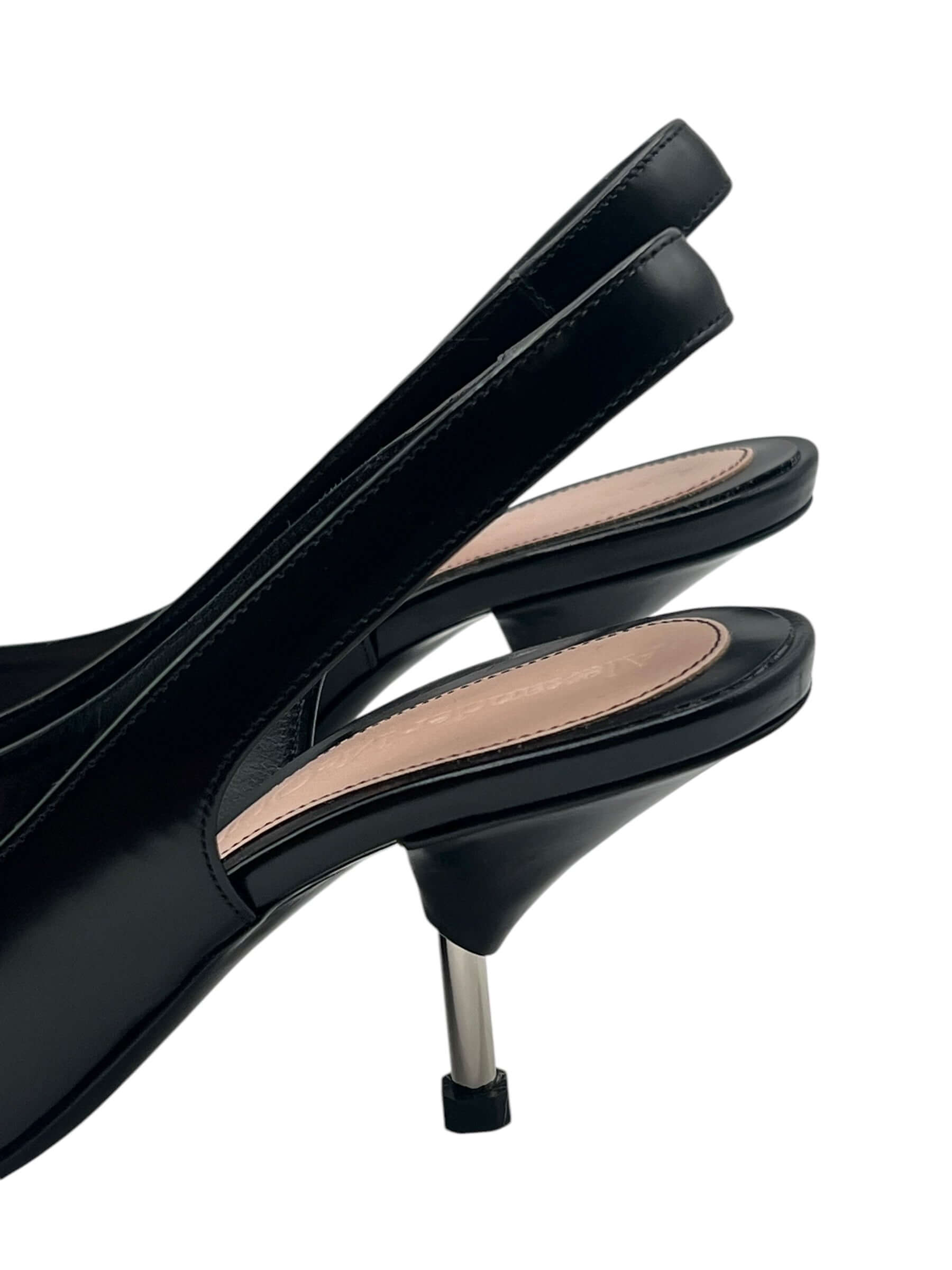 Alexander Mcqueen - Slingback punk studs t 36