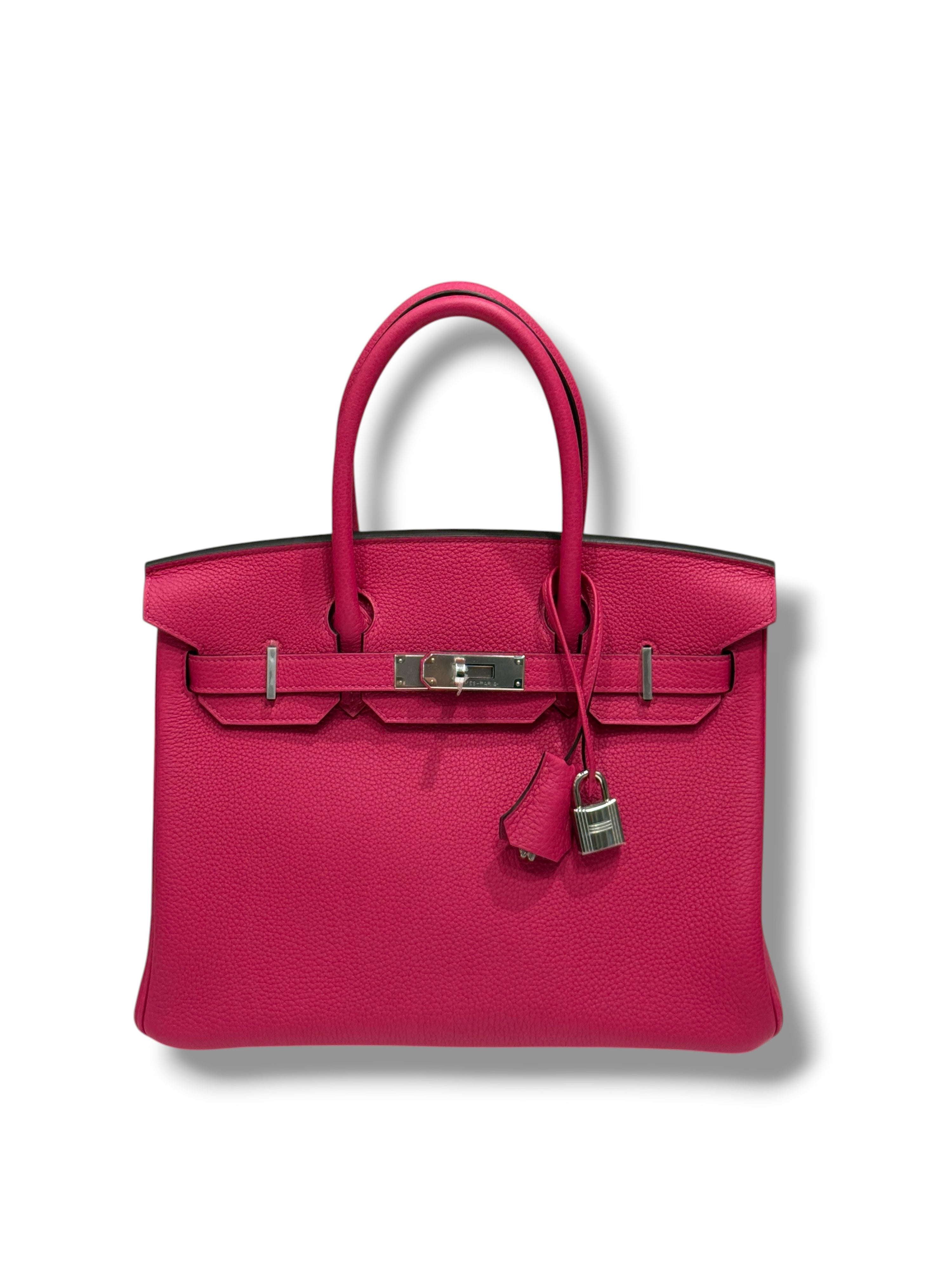 Hermès - Sac Birkin 30 Rose Mexico PHW