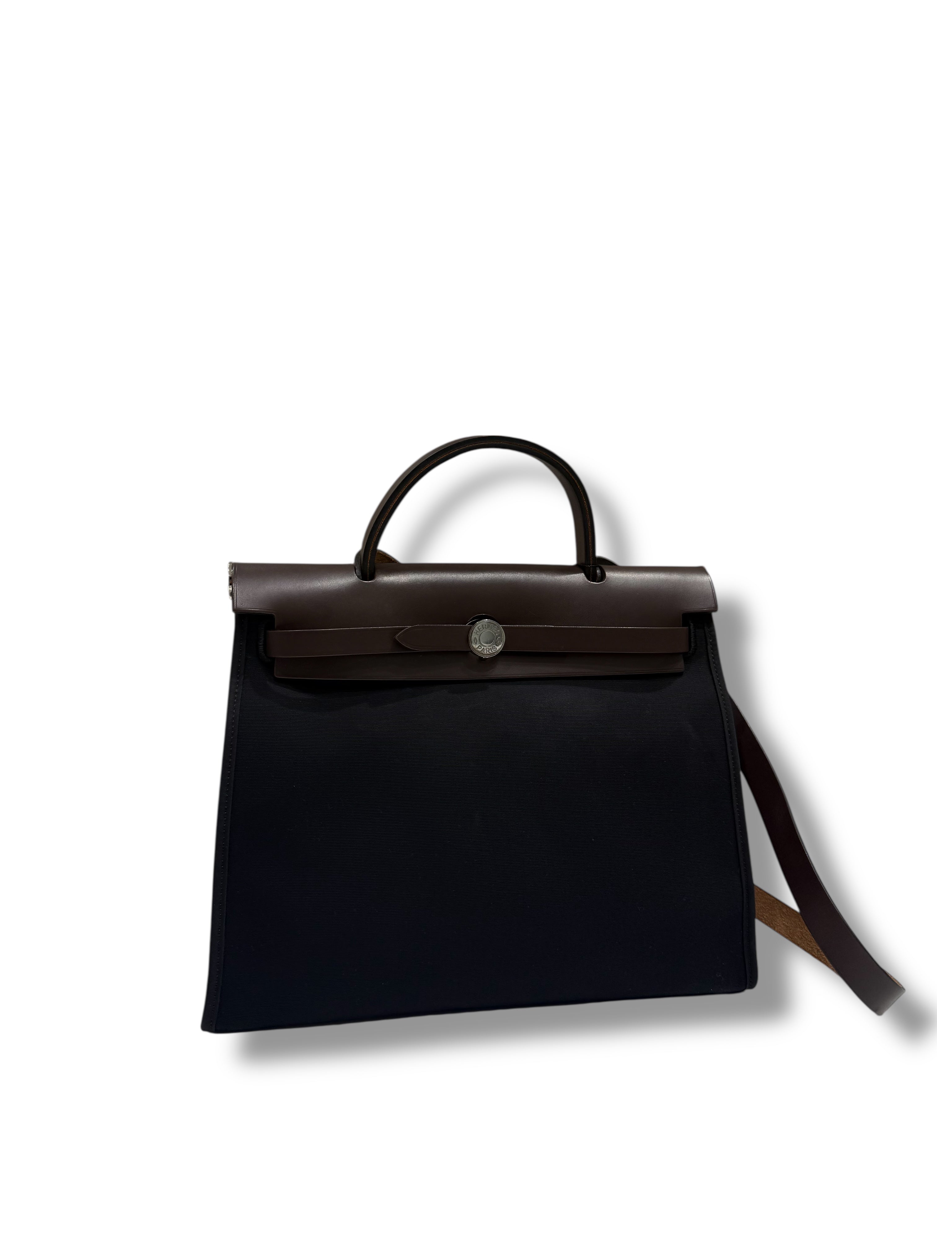 Hermès - Sac Herbag 31 Noir & Ébène