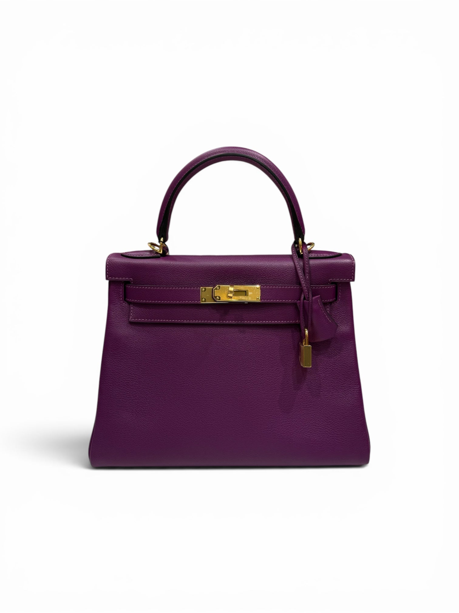 Hermès - Sac Kelly II 28 Evercolor retourné Anémone
