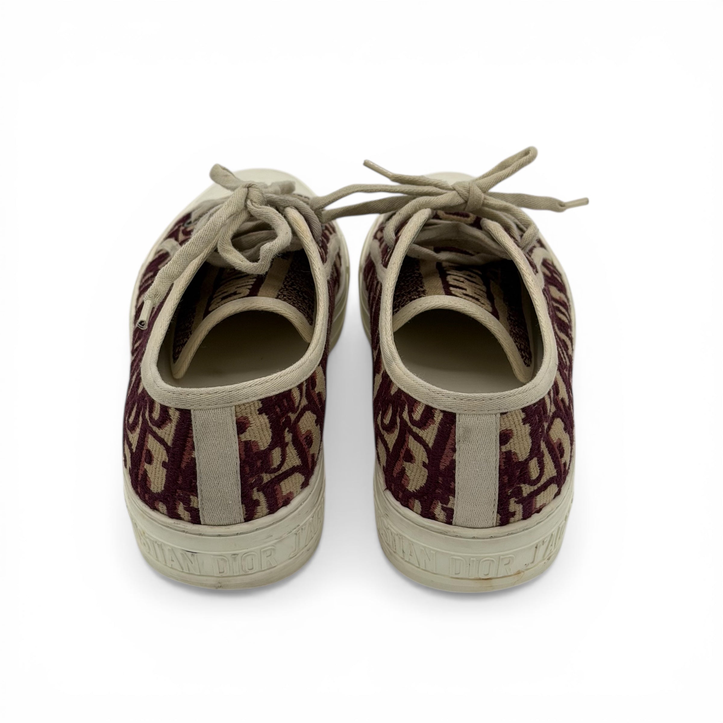 Dior - Baskets Walk’N’Dior bordeaux T.39