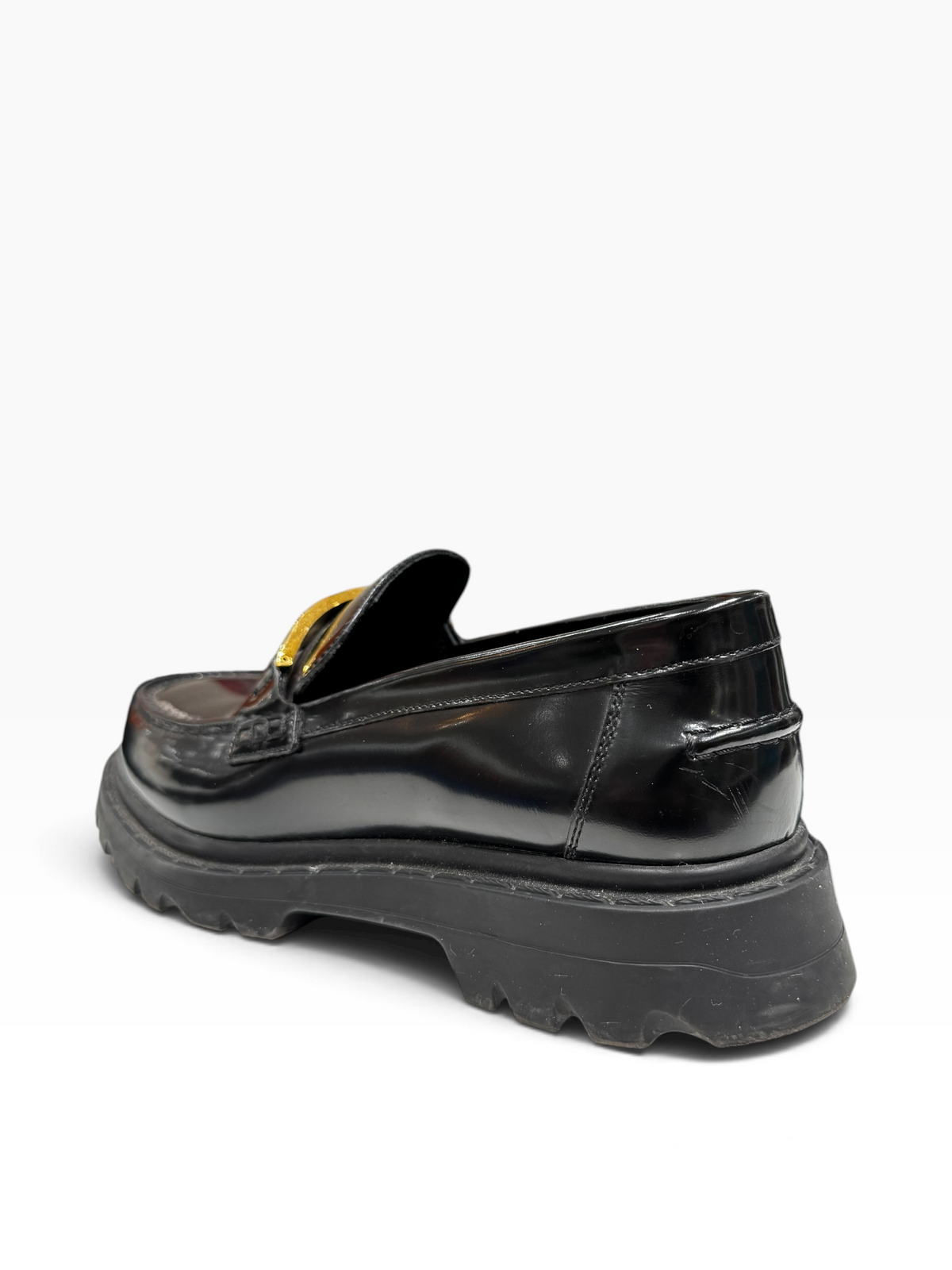 Christian Dior - Mocassins « Dior Code » Cuir glacé T.38,5