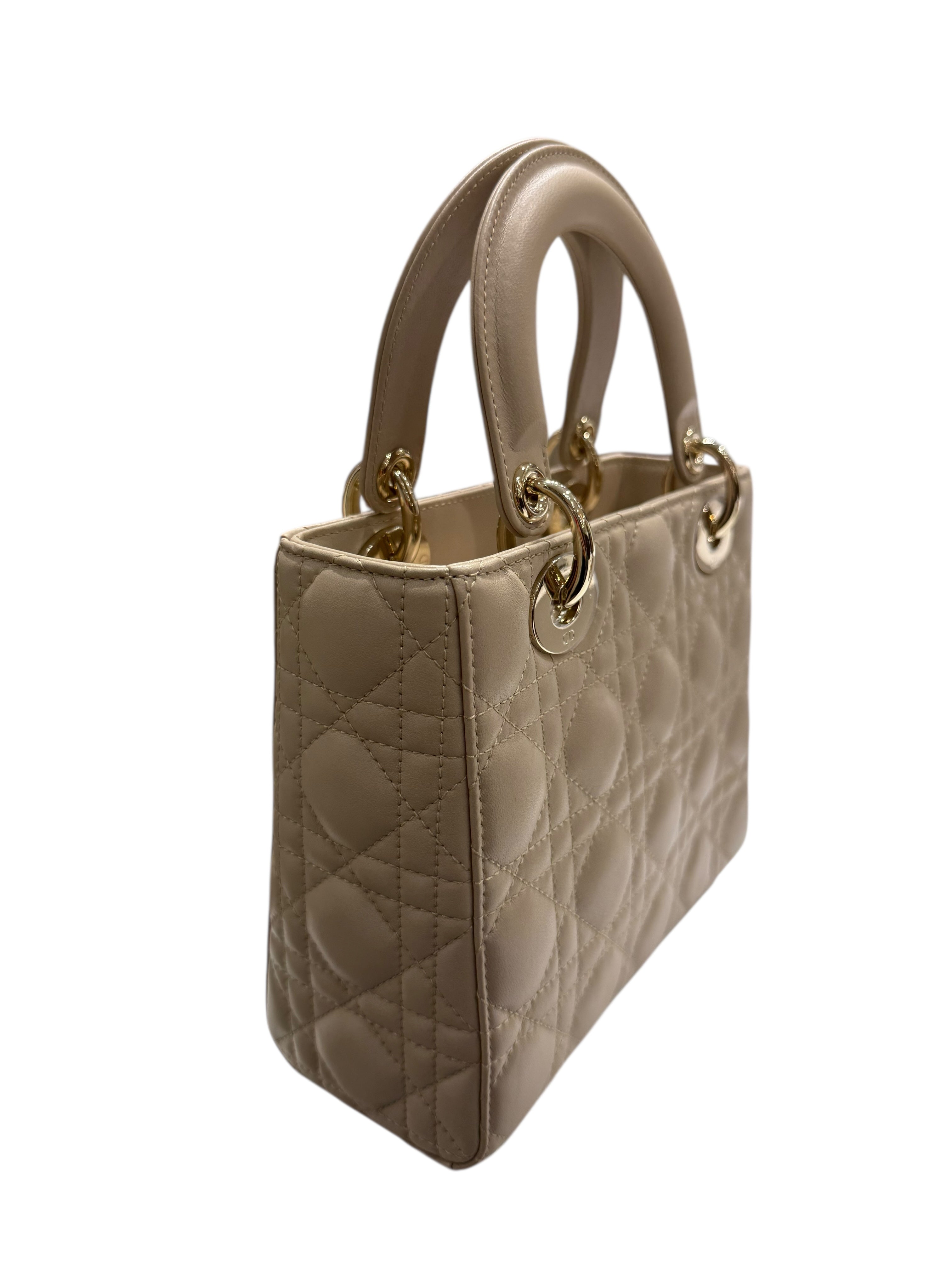 Christian Dior - Sac Lady Dior small ABC beige