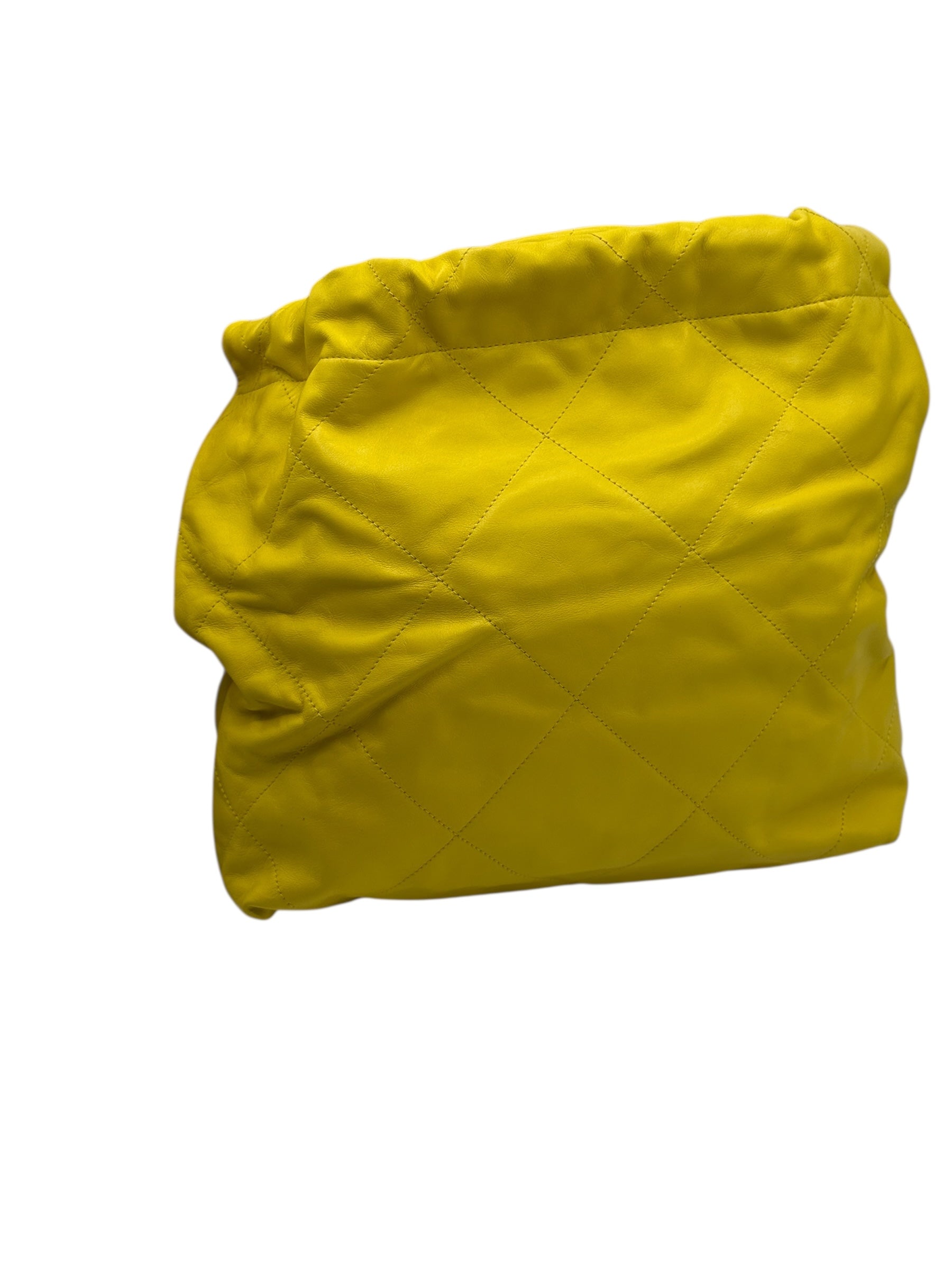 Chanel - Sac 22 jaune small