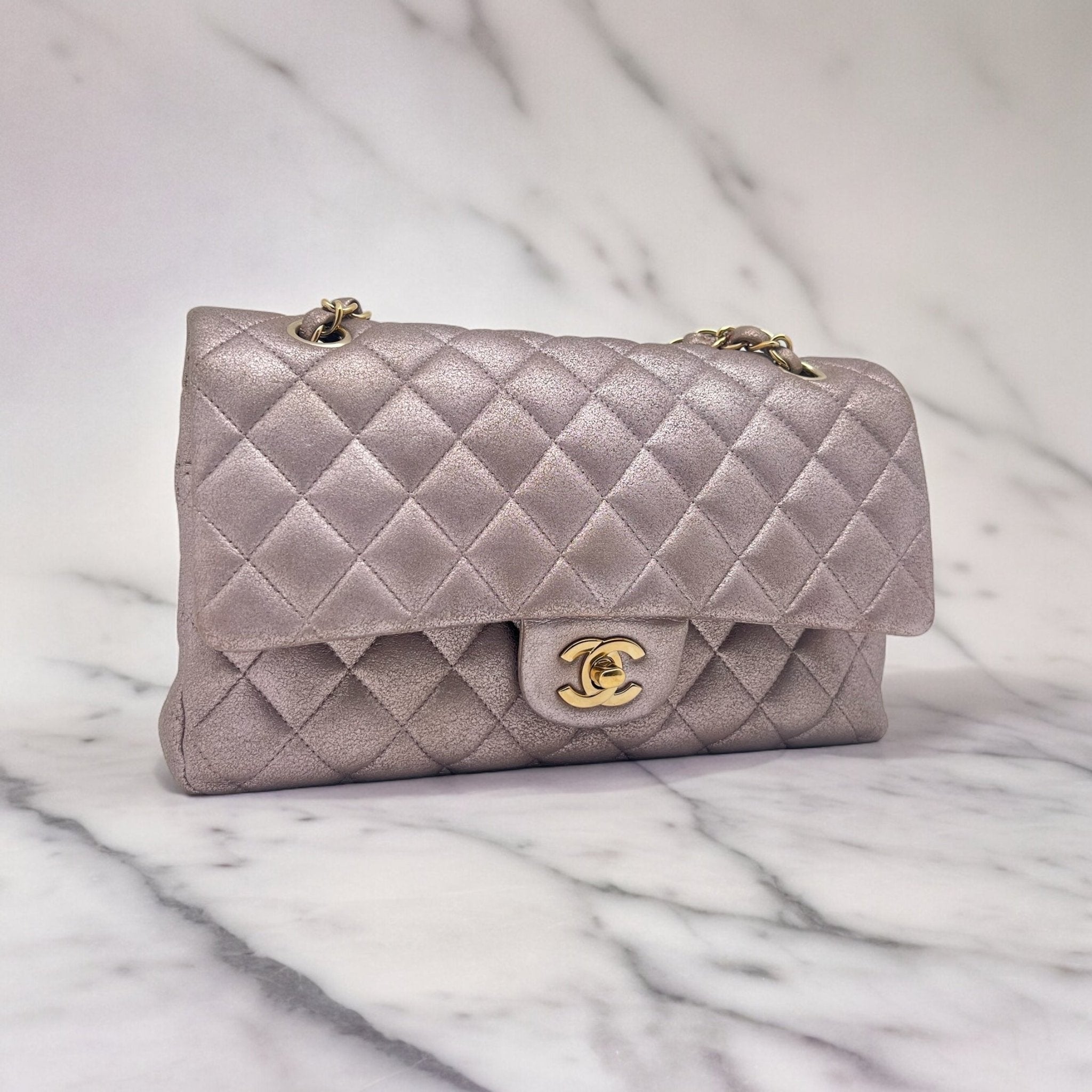 Chanel - Sac Timeless Violet M 11.12 double flap