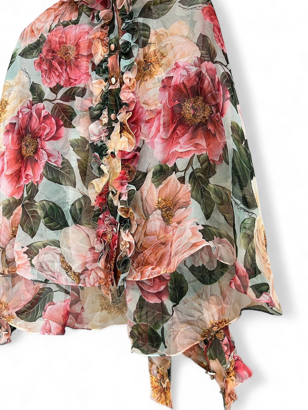 Dolce & Gabbana - T-shirt Chemisier fleuri TM