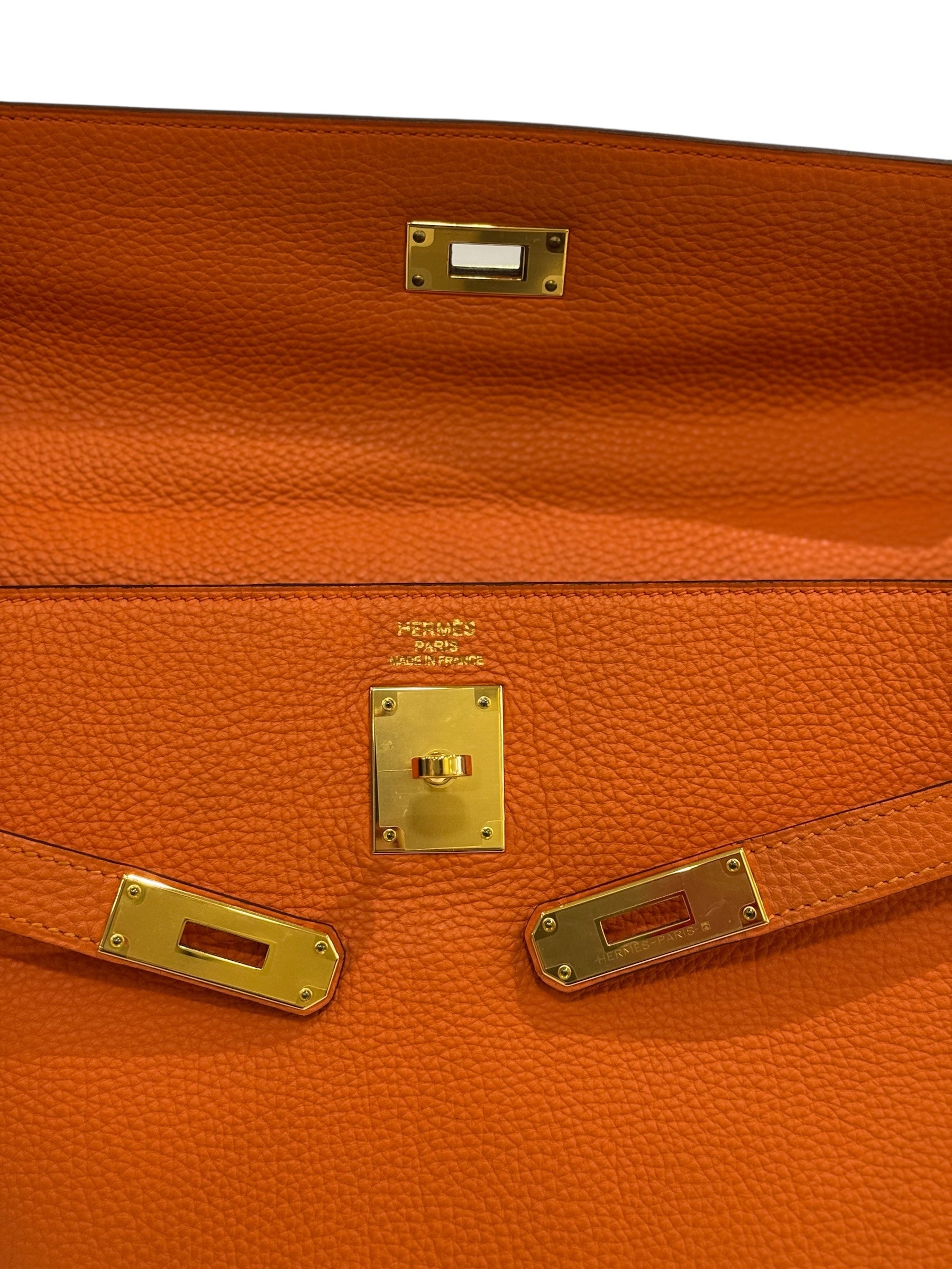 Hermès - Sac Kelly 35 orange