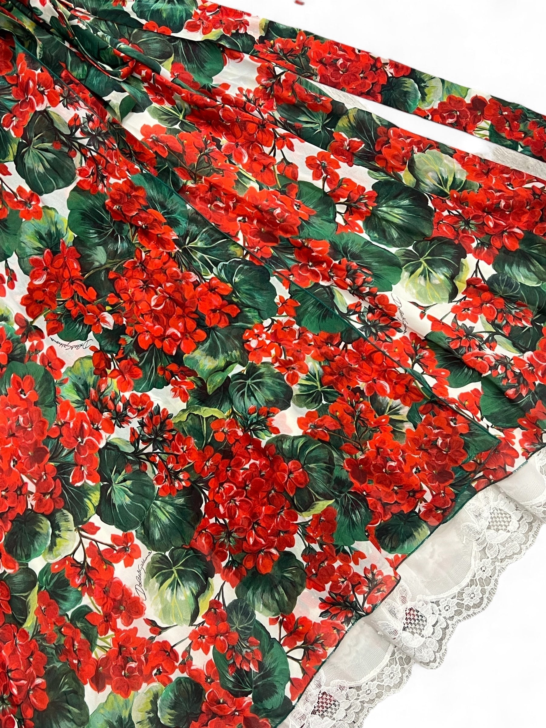 Dolce & Gabbana - Robe Robe longue fleurie T.M