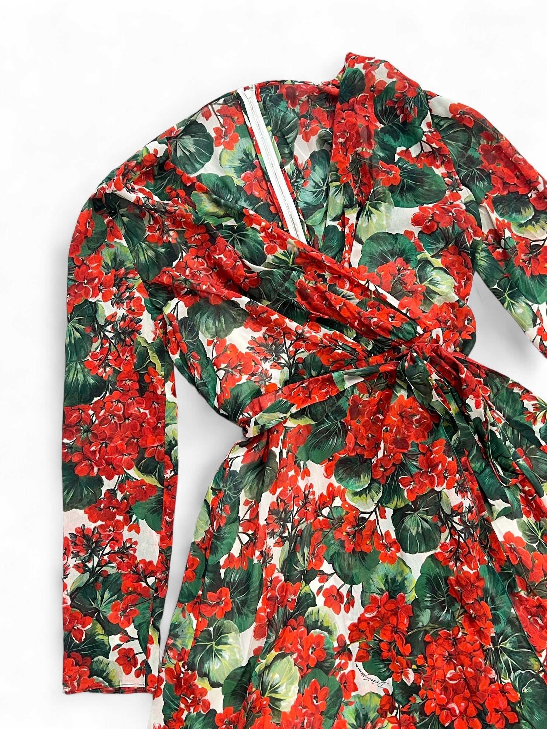 Dolce & Gabbana - Robe Robe longue fleurie T.M
