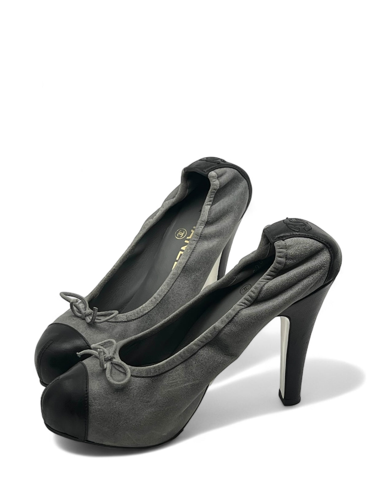Chanel - Ballerina-Pumps Gr.37,5