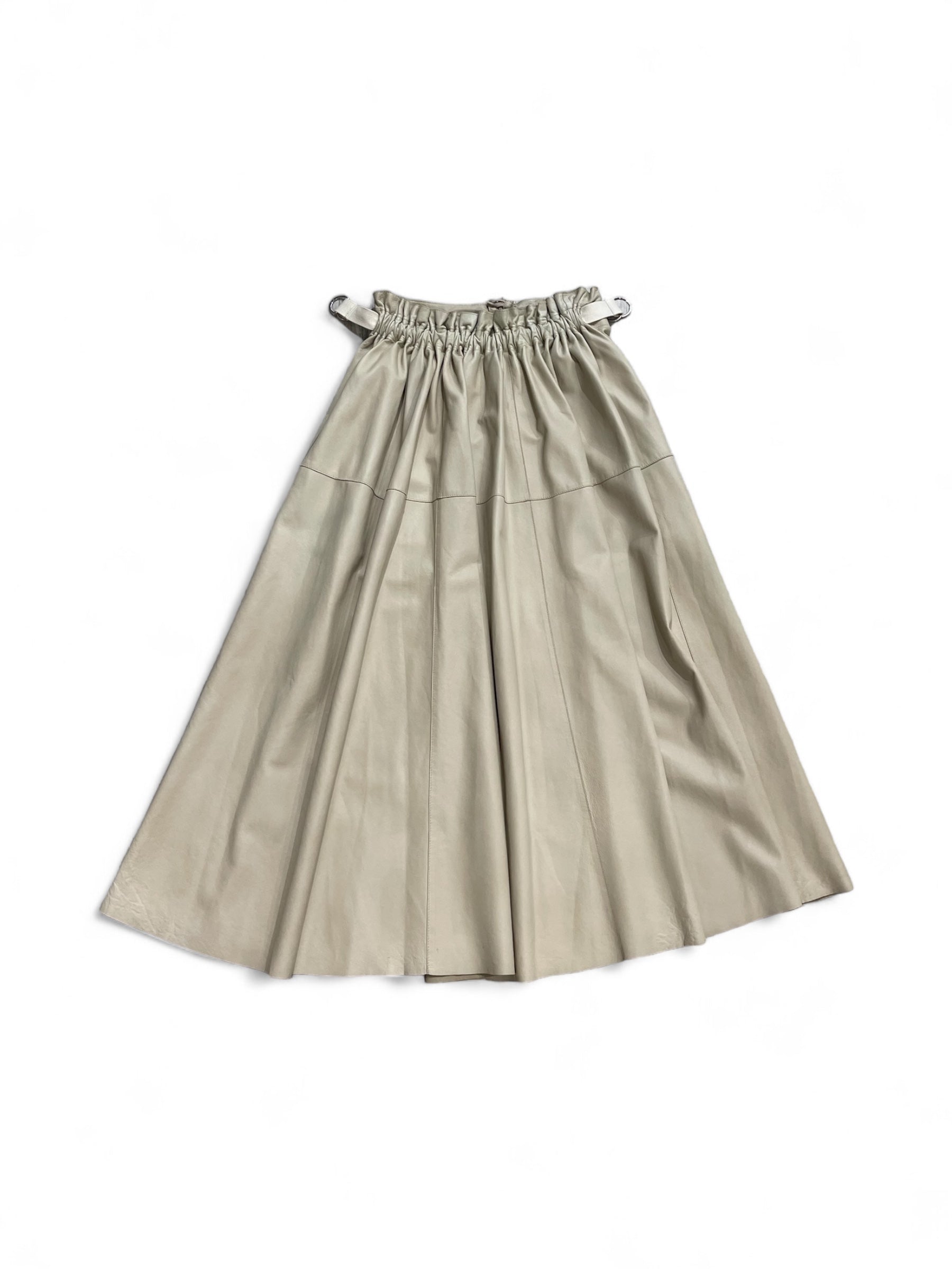 Loewe - Jupe longue En Cuir TS