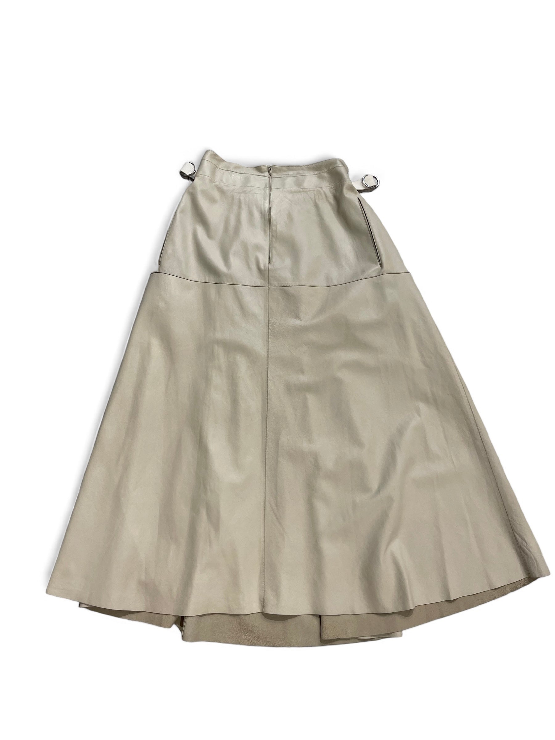 Loewe - Jupe longue En Cuir TS