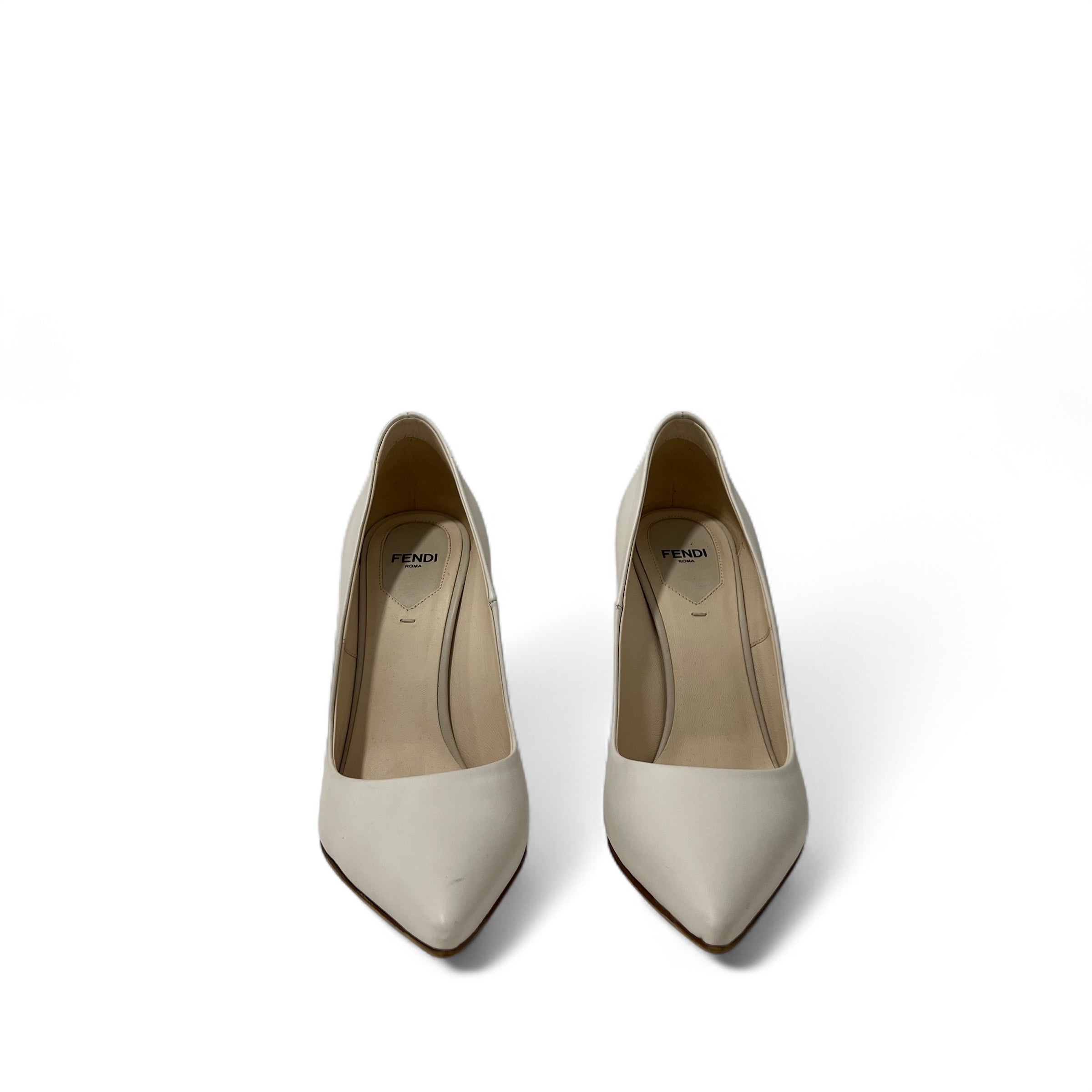 Fendi - Escarpins blanc T. 38