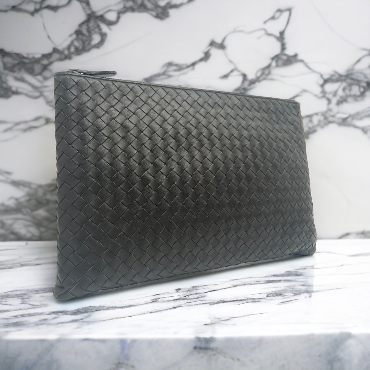 Bottega Veneta - Pochette Pochette marron chocolat bottega
