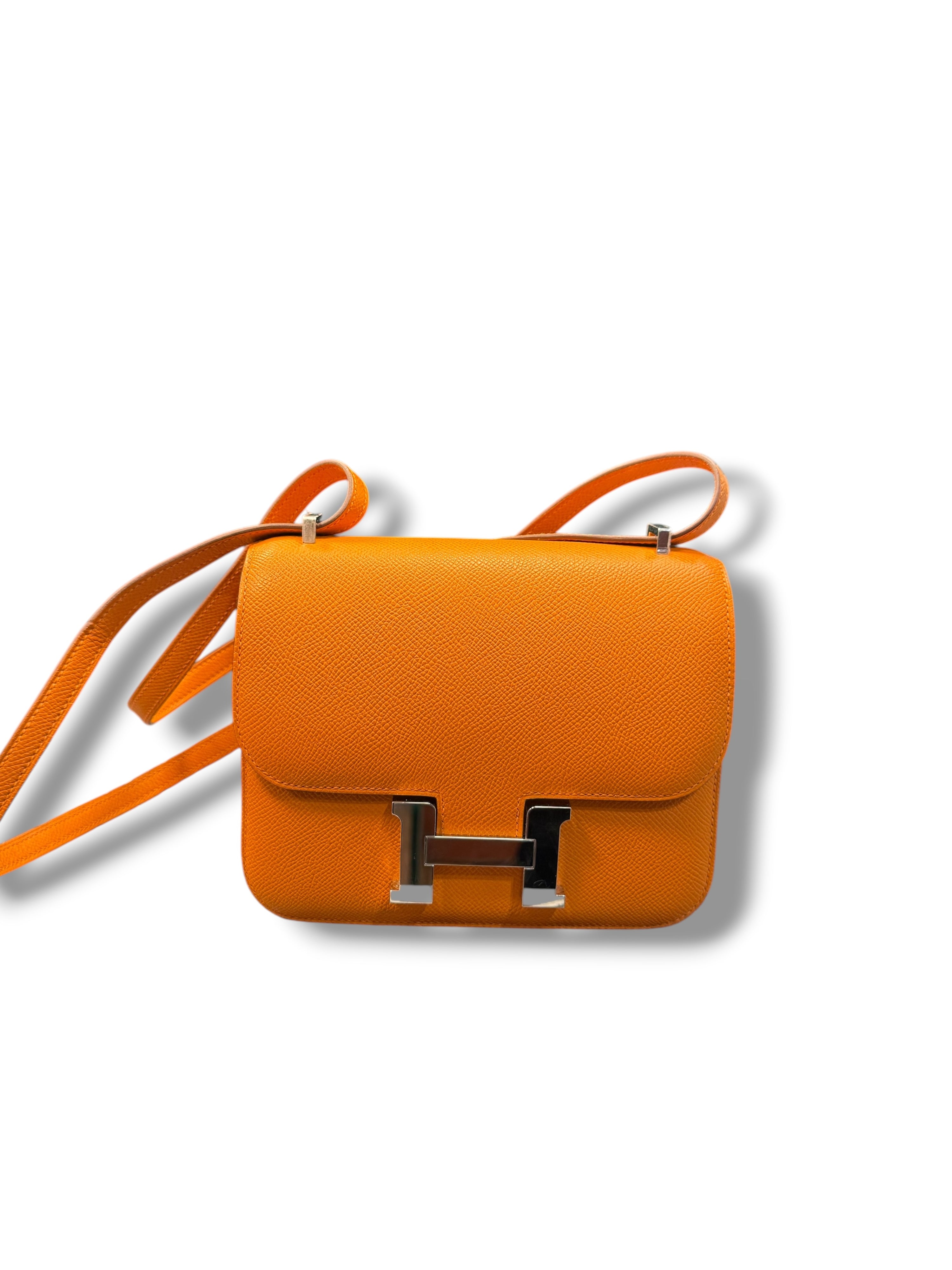 Hermès - Sac Constance 18 Epsom Orange H
