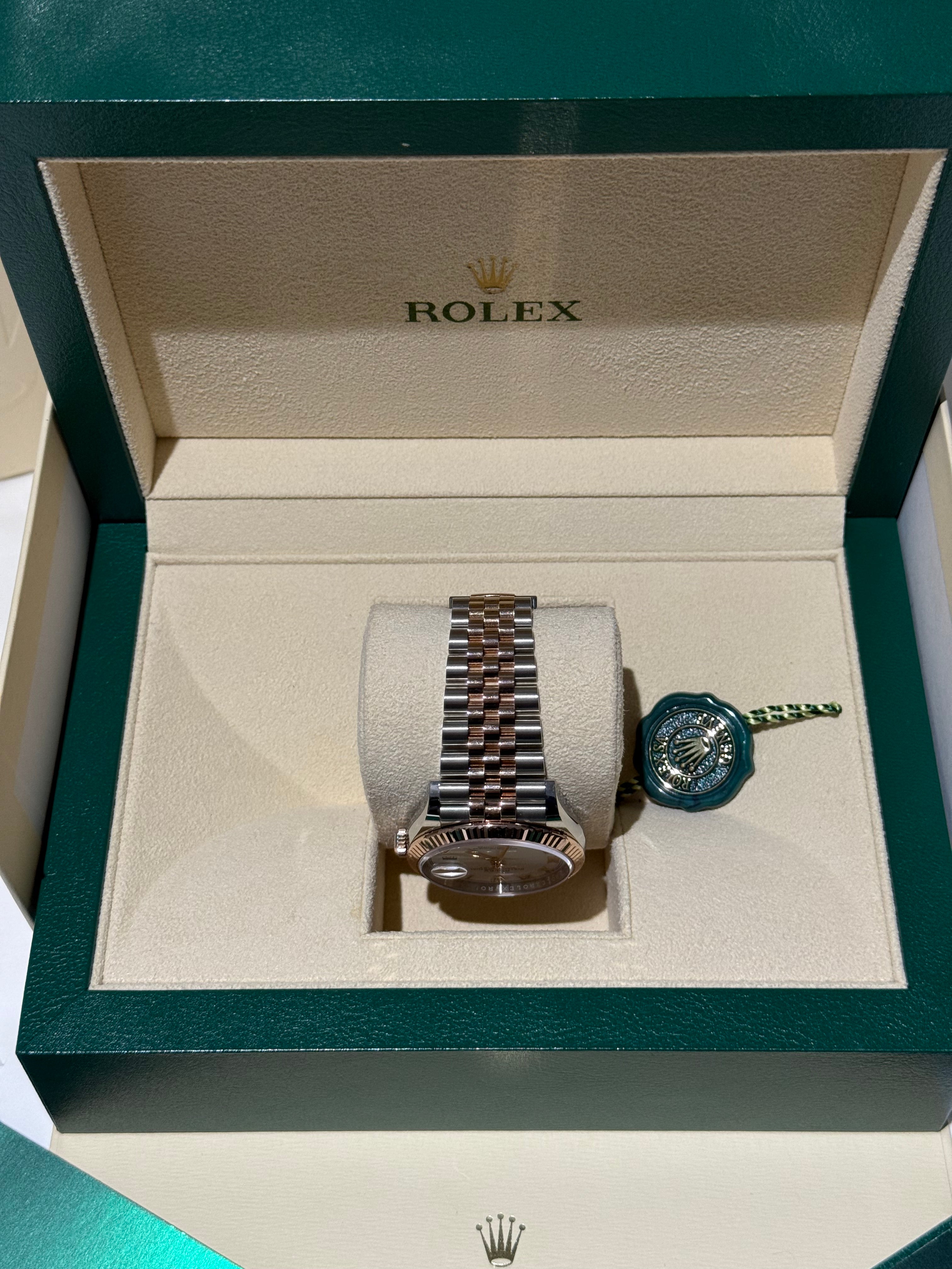 Rolex - Datejust 36mm Cannelée Or rose et jubilee