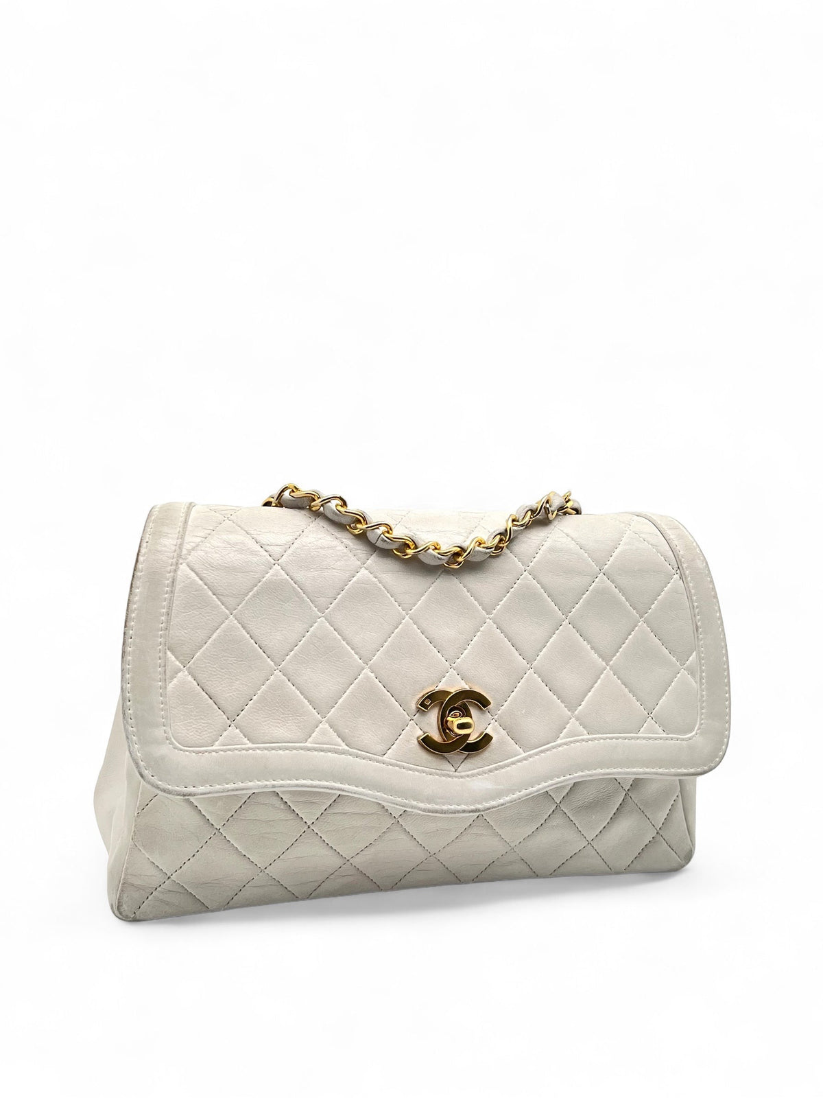 Chanel - 빈티지 화이트 백