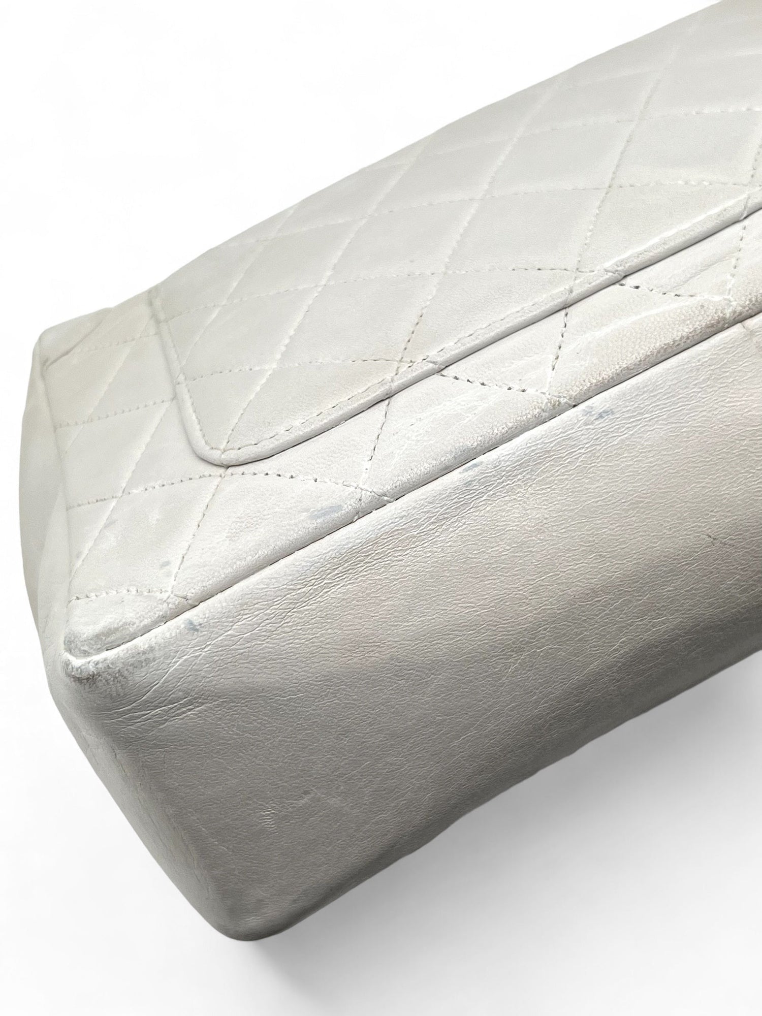 샤넬 - 빈티지 화이트 백