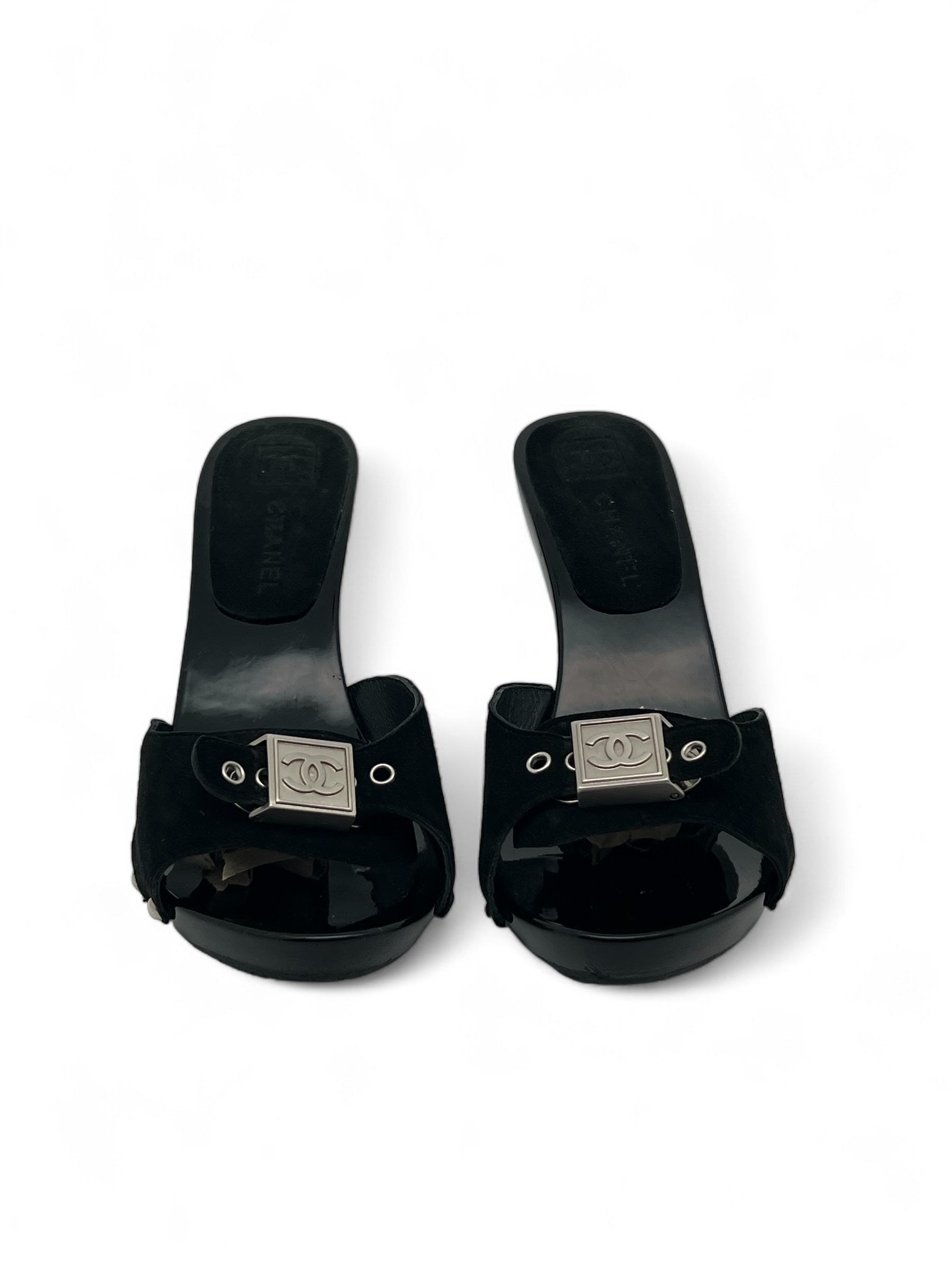 샤넬 - T36 힐 뮬