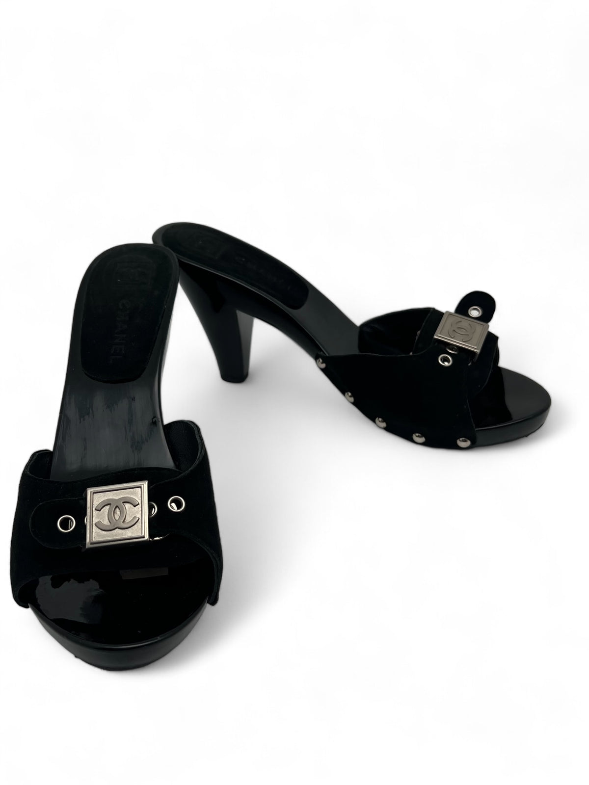 Chanel - Mules con tacco T36