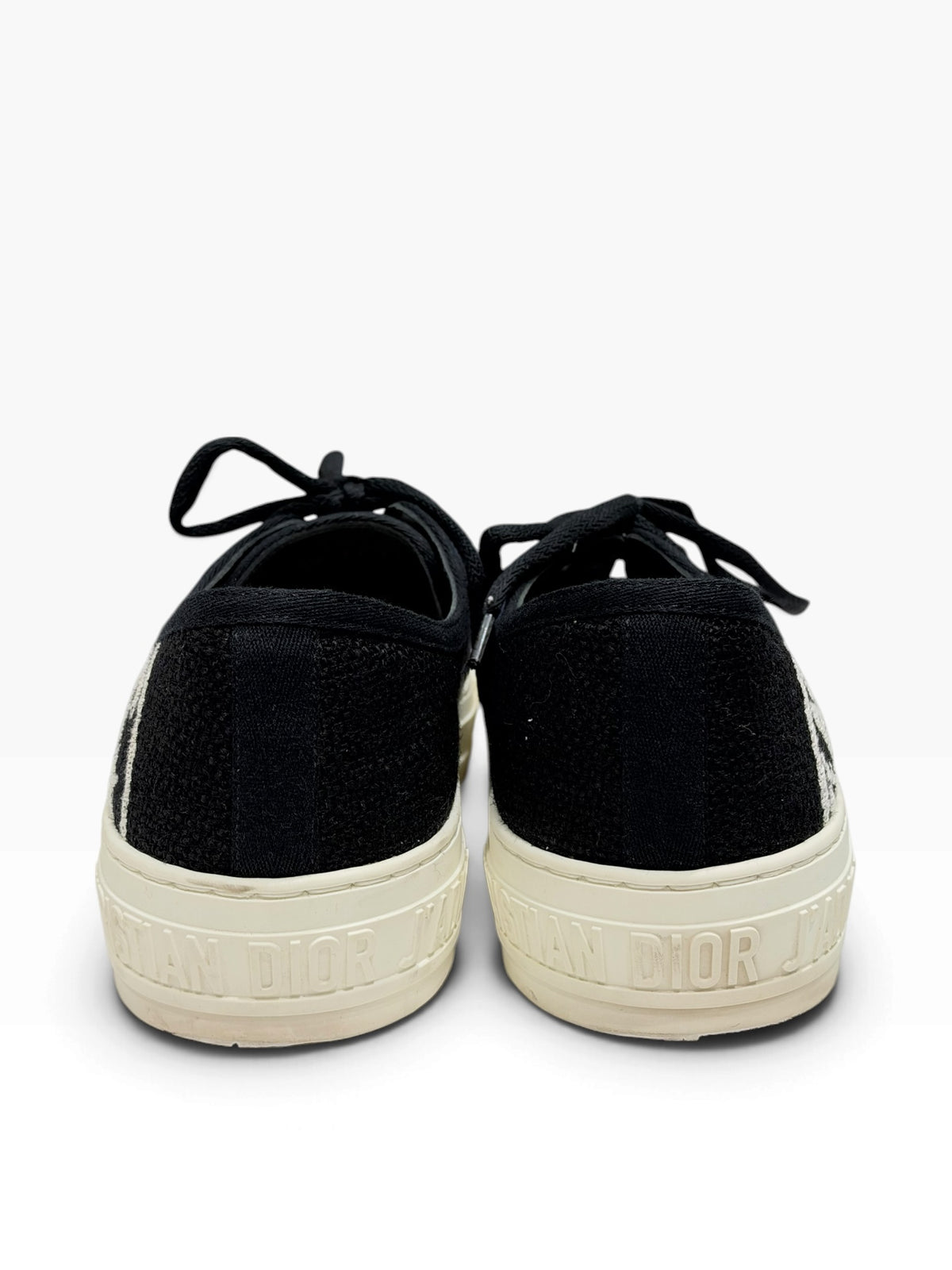 Christian Dior - Sneaker Walk’n en toile marine et cuir blanc