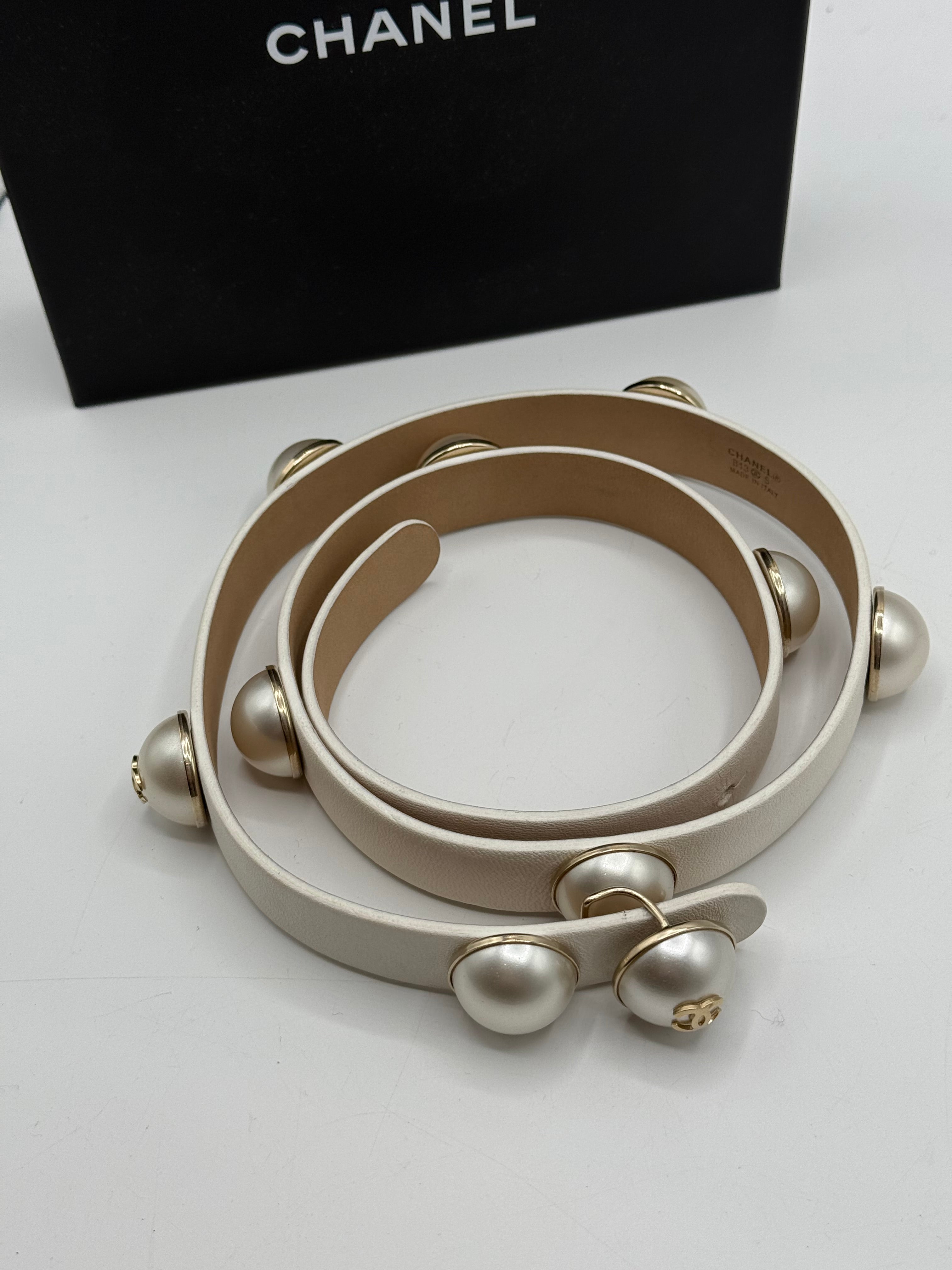 Chanel - Perlen Gürtel T80