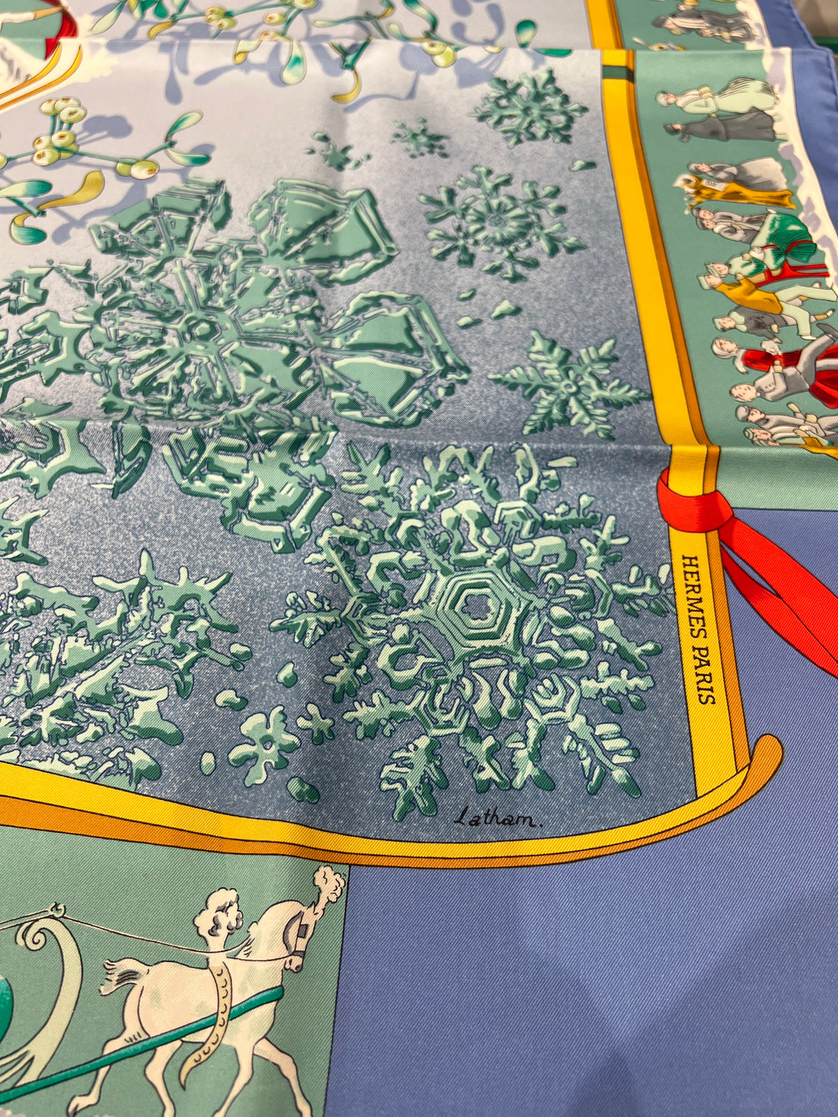 Hermès - 90 Scarves « Neige d’Antan »