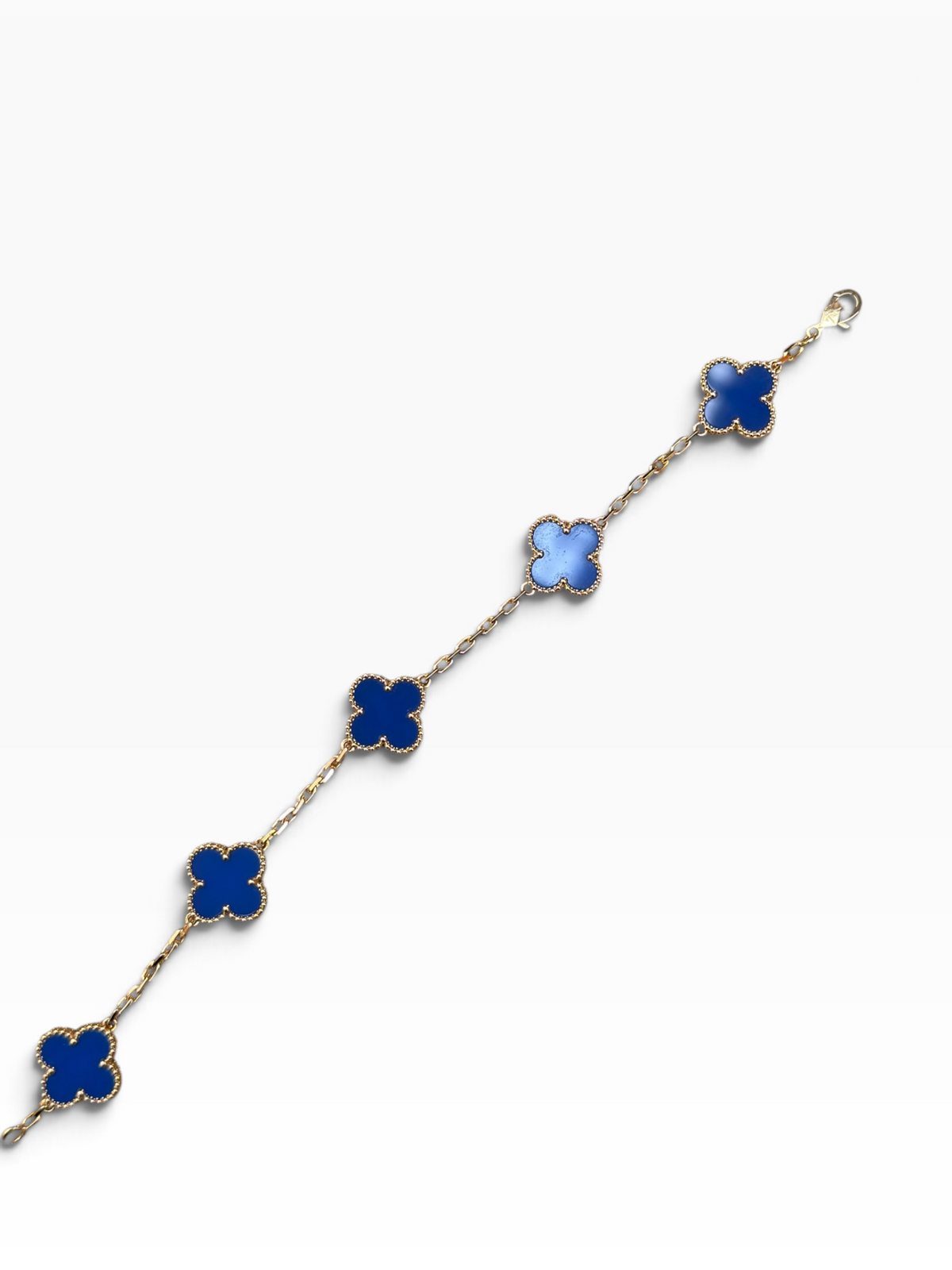 Van Cleef & Arpels - Bracelet Vintage Alhambra 5 motifs Agate