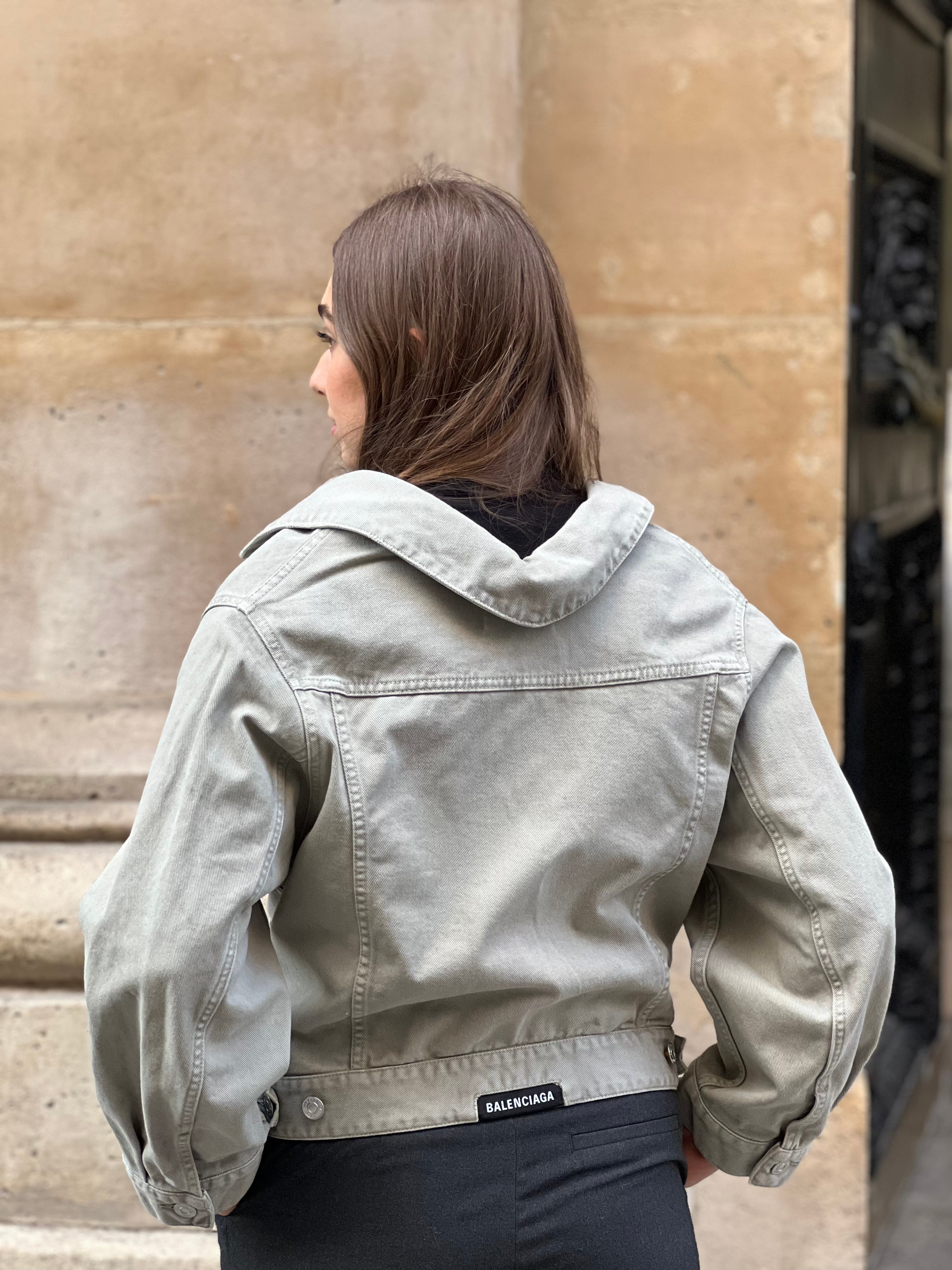 Balenciaga - Veste en jeans T38