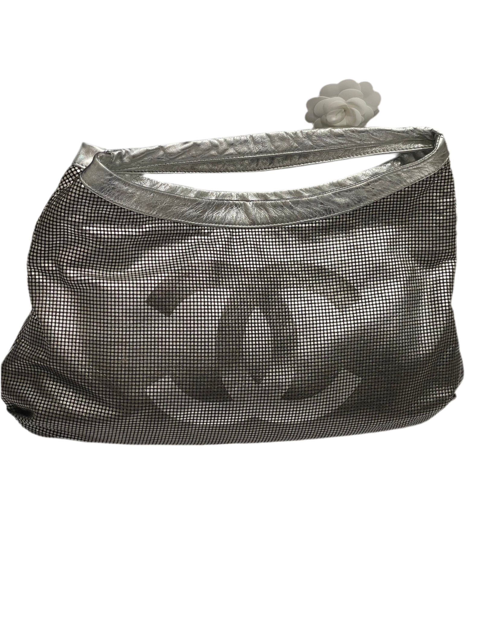 Chanel - Sac hobo Hollywood CC en cuir métallisé dégradé