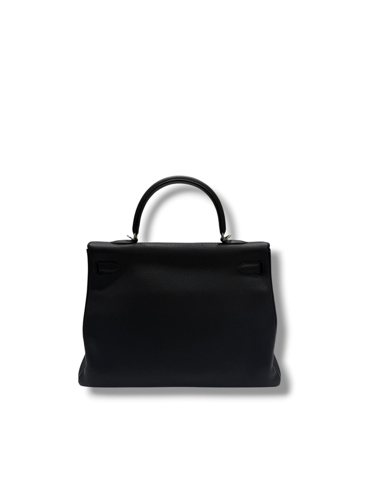 Hermès - Sac Kelly 35 Togo retourné noir