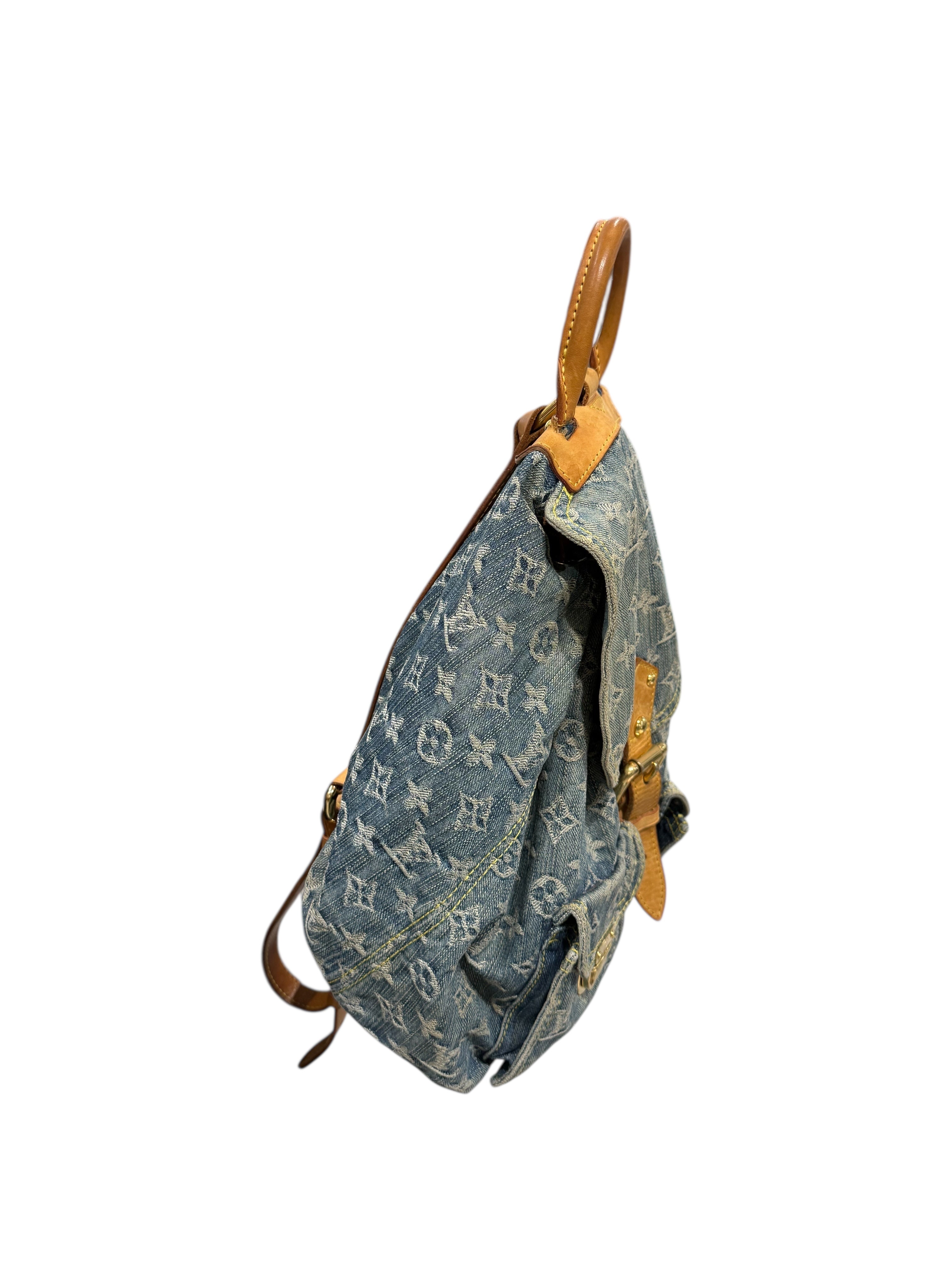 Louis Vuitton - Sac à dos Monogramme denim